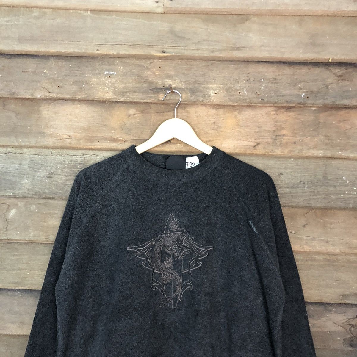 Japanese Brand Grass Hiiger dragon vintage Grey Sweatshirt #3730 Size US L / EU 52-54 / 3 - 2 Thumbnail