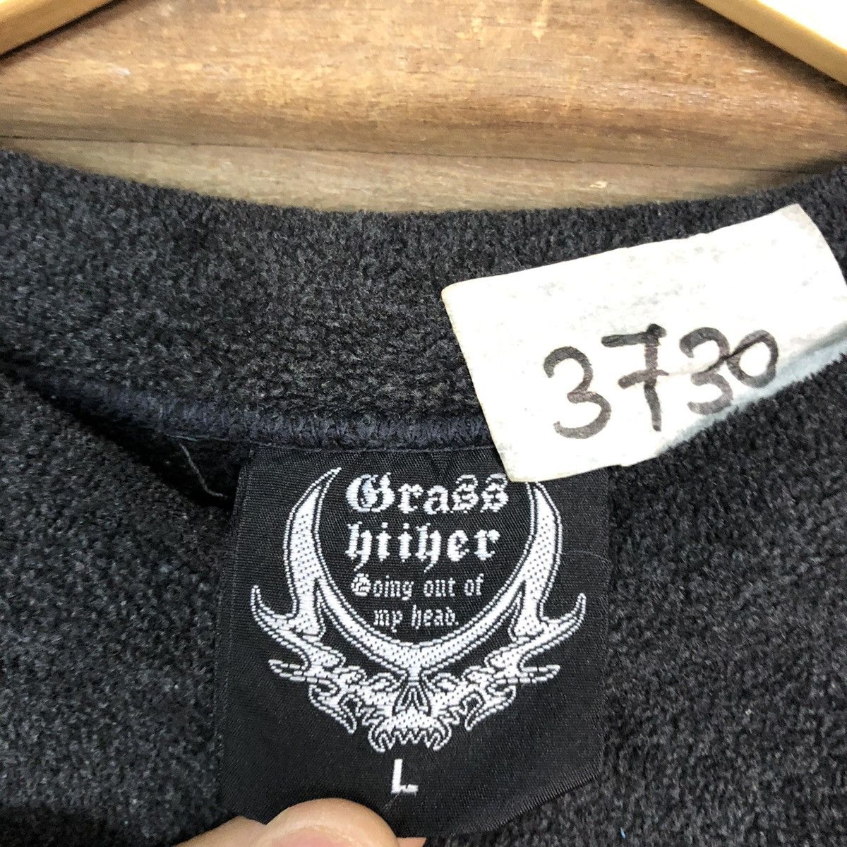 Japanese Brand Grass Hiiger dragon vintage Grey Sweatshirt #3730 Size US L / EU 52-54 / 3 - 11 Thumbnail
