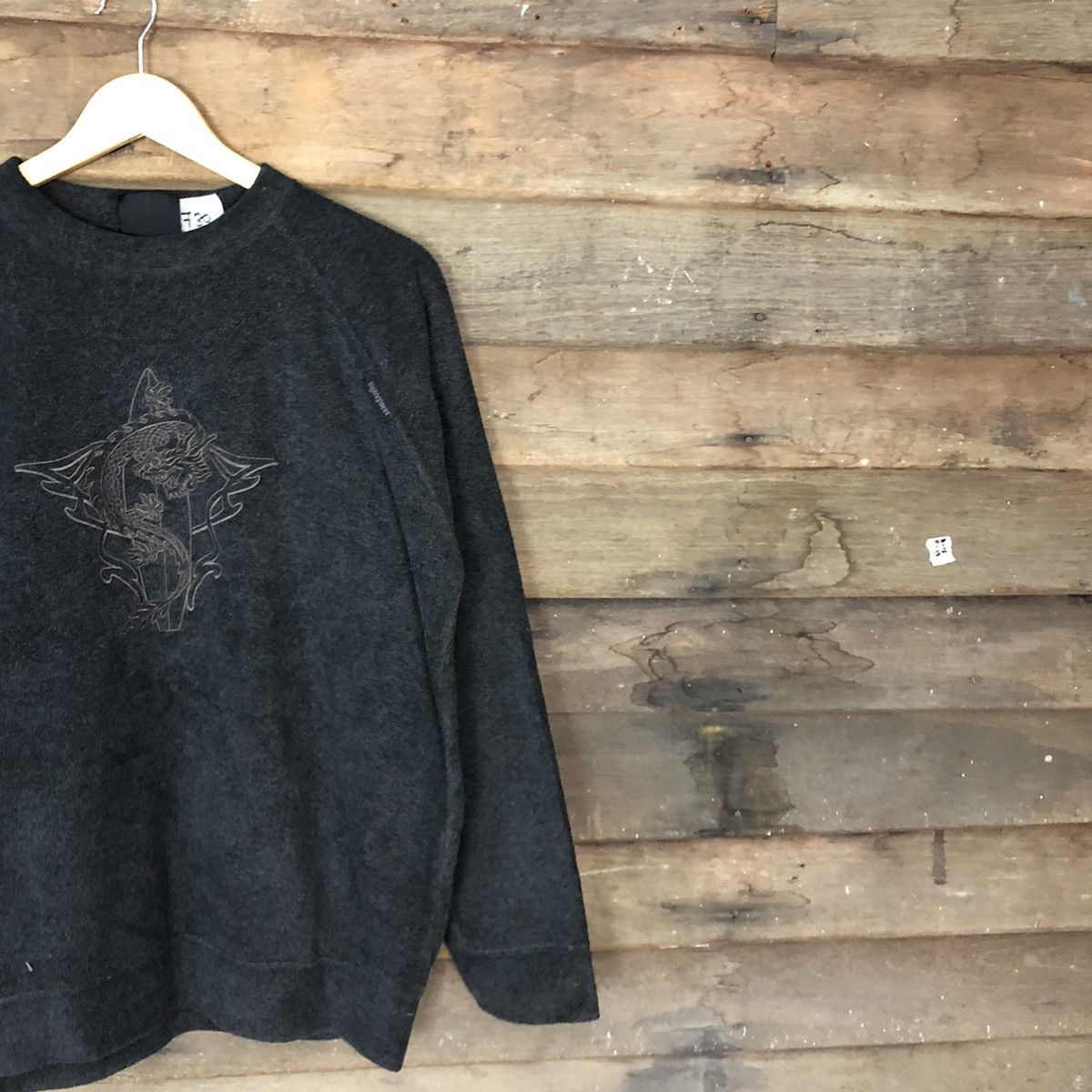 Japanese Brand Grass Hiiger dragon vintage Grey Sweatshirt #3730 Size US L / EU 52-54 / 3 - 5 Thumbnail