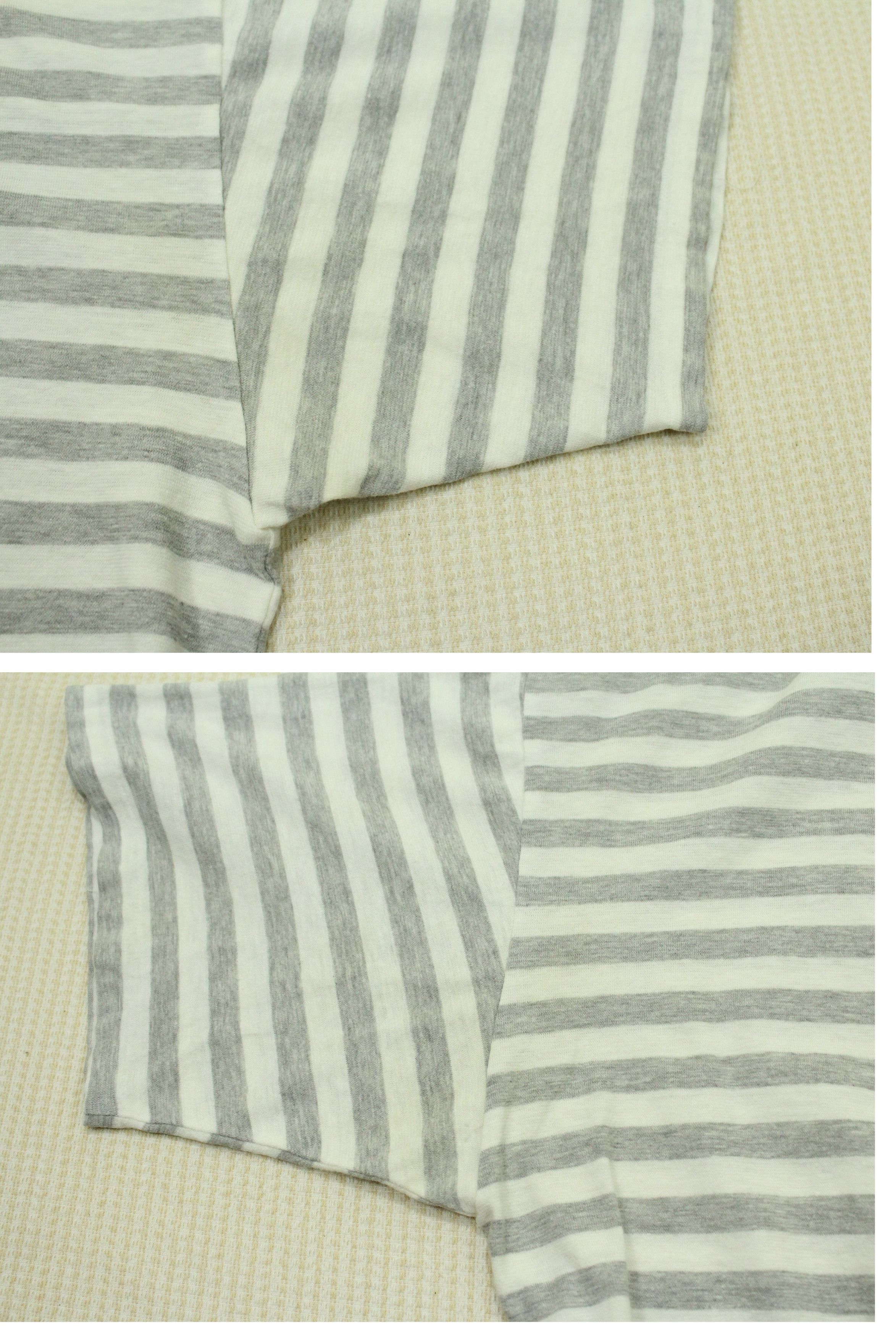 Issey Miyake × Tsumori Chisato Vintage 80s ISSEY MIYAKE T Shirt IS Spell Out Logo Stripe Size M / US 6-8 / IT 42-44 - 6 Thumbnail