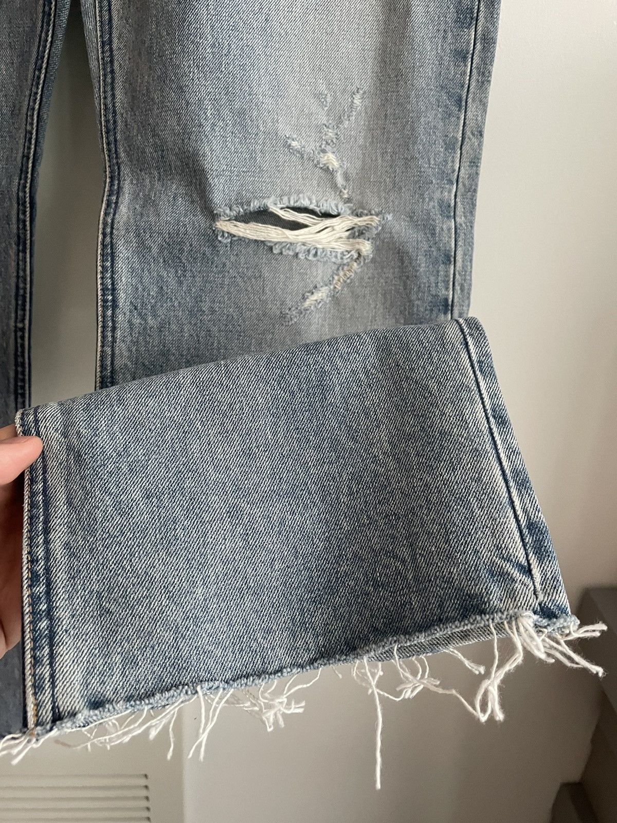 Celine × Hedi Slimane Extremely Rare Sold-out Brand NEW Celine Trash Crash Denim Size US 32 / EU 48 - 19 Thumbnail