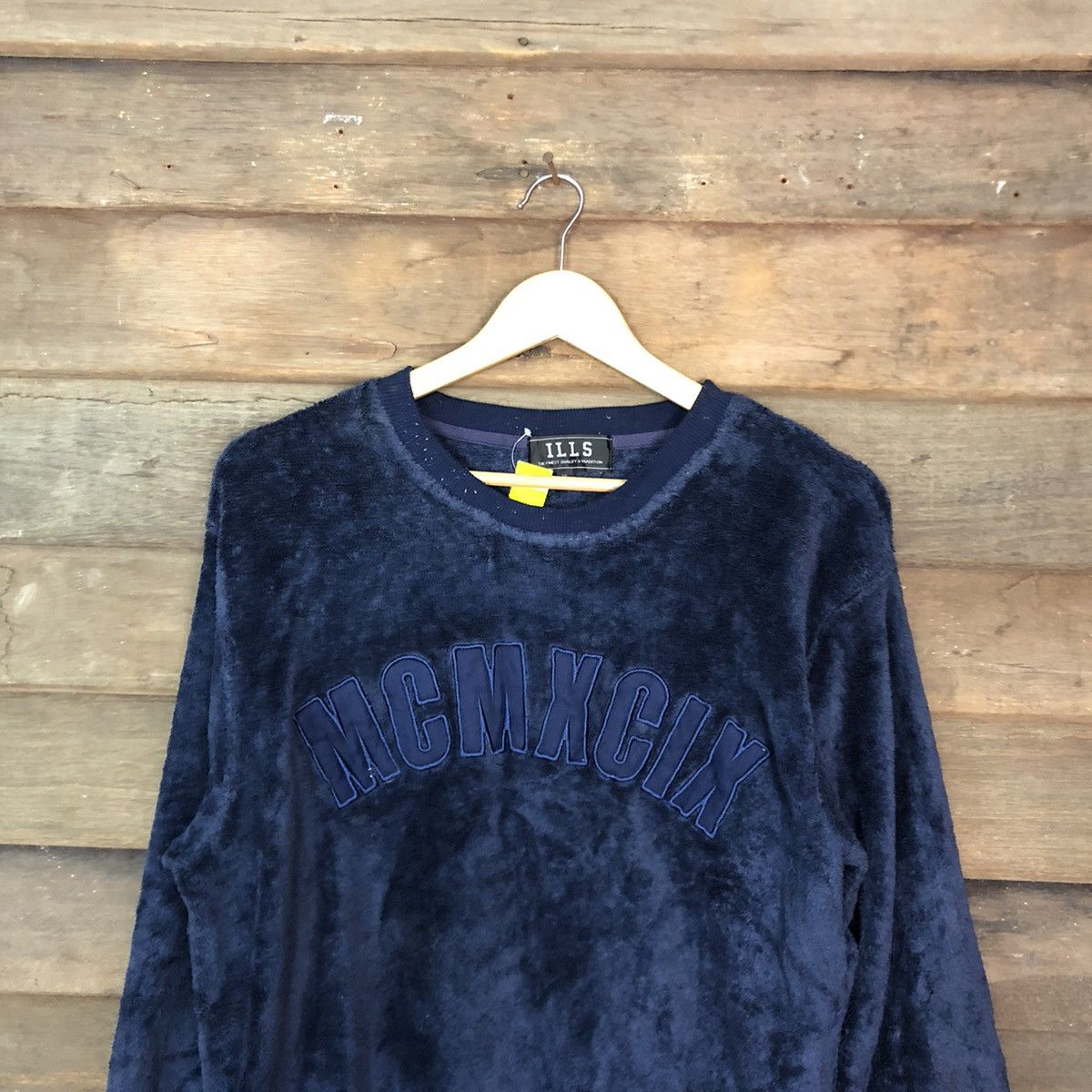Homespun Knitwear ILLS MCMXCIX Blue Shag Shaggy Knitwear #3286 Size US M / EU 48-50 / 2 - 9 Thumbnail