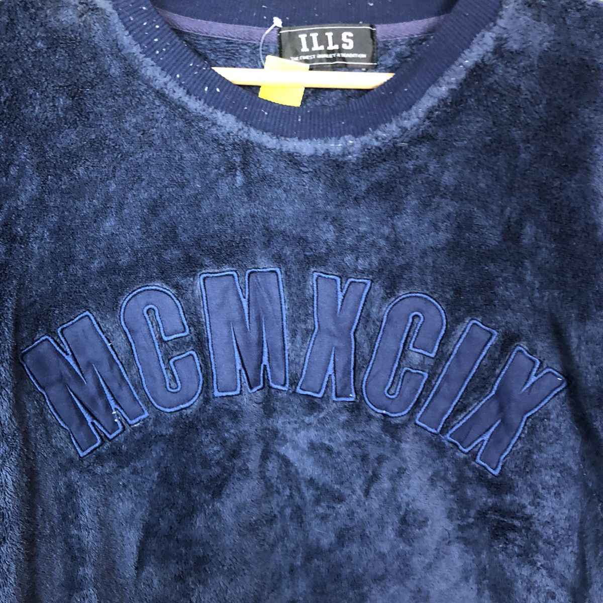 Homespun Knitwear ILLS MCMXCIX Blue Shag Shaggy Knitwear #3286 Size US M / EU 48-50 / 2 - 10 Thumbnail