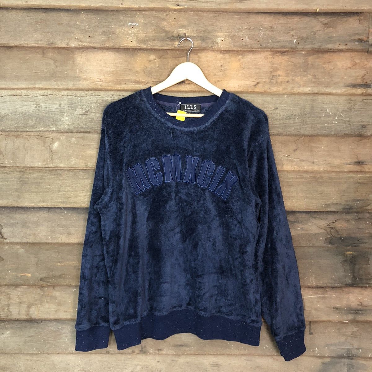 Homespun Knitwear ILLS MCMXCIX Blue Shag Shaggy Knitwear #3286 Size US M / EU 48-50 / 2 - 3 Thumbnail