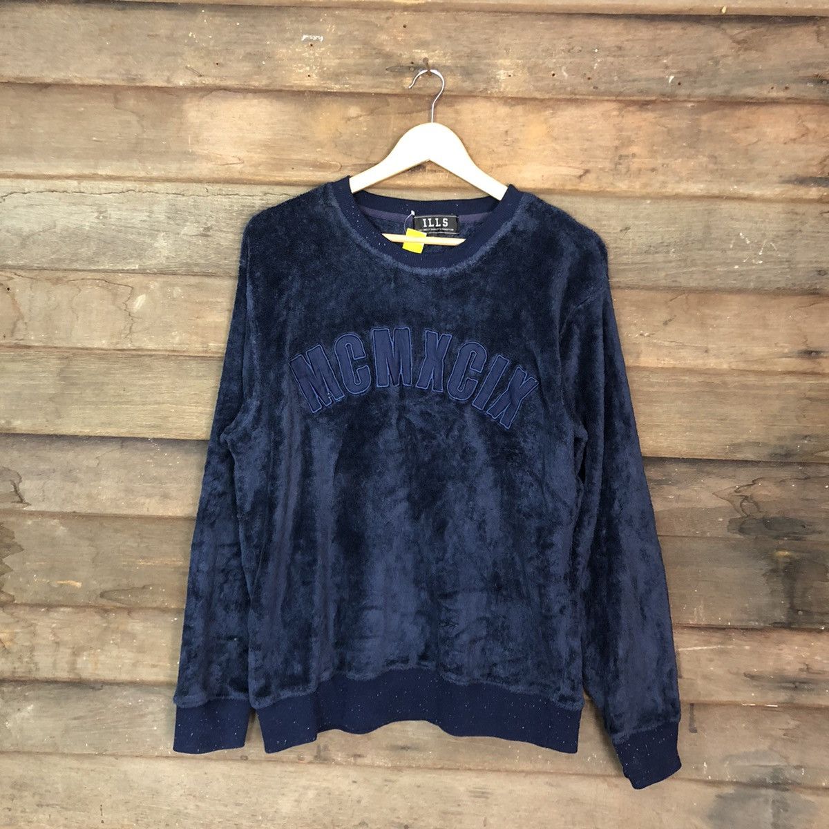 Homespun Knitwear ILLS MCMXCIX Blue Shag Shaggy Knitwear #3286 Size US M / EU 48-50 / 2 - 1 Thumbnail
