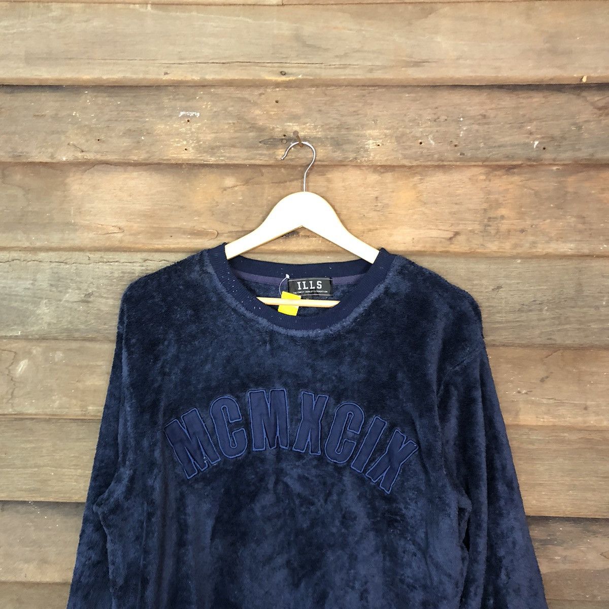 Homespun Knitwear ILLS MCMXCIX Blue Shag Shaggy Knitwear #3286 Size US M / EU 48-50 / 2 - 2 Thumbnail