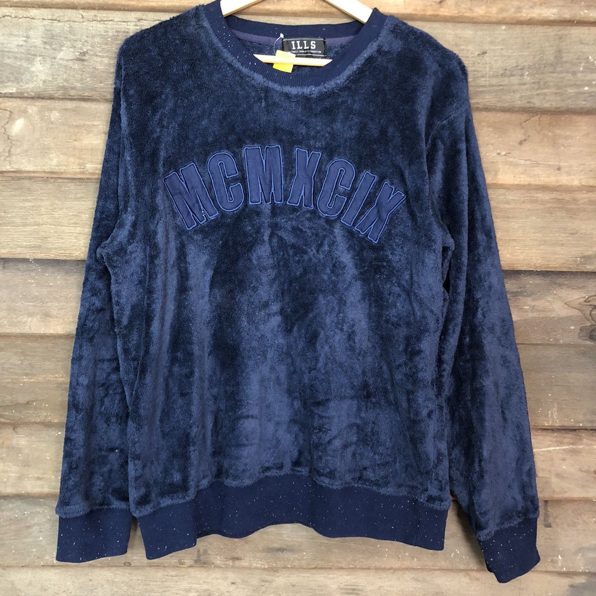Homespun Knitwear ILLS MCMXCIX Blue Shag Shaggy Knitwear #3286 Size US M / EU 48-50 / 2 - 8 Thumbnail