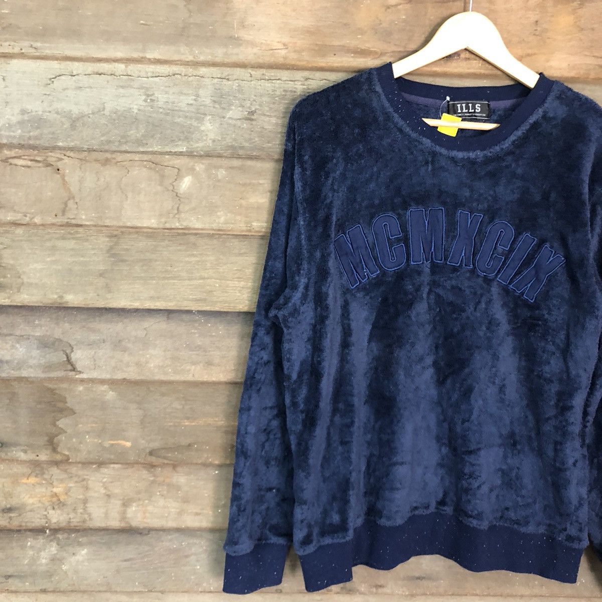 Homespun Knitwear ILLS MCMXCIX Blue Shag Shaggy Knitwear #3286 Size US M / EU 48-50 / 2 - 7 Thumbnail