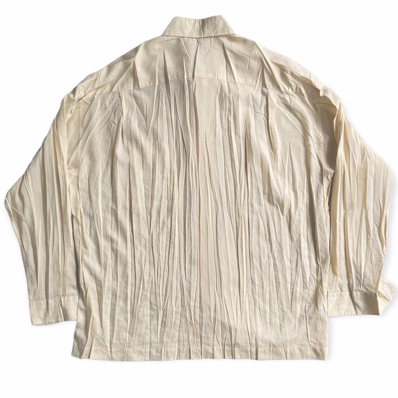 Issey Miyake Vintage Fall98 Wrinkle Shirt Size US M / EU 48-50 / 2 - 2 Thumbnail