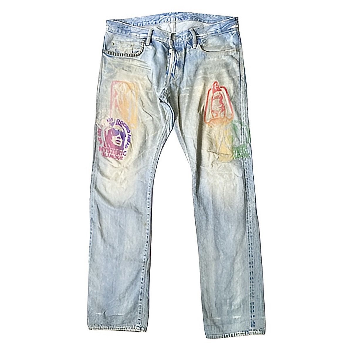 Hysteric Glamour AW11 Collage Jeans Size US 34 / EU 50 - 2 Thumbnail