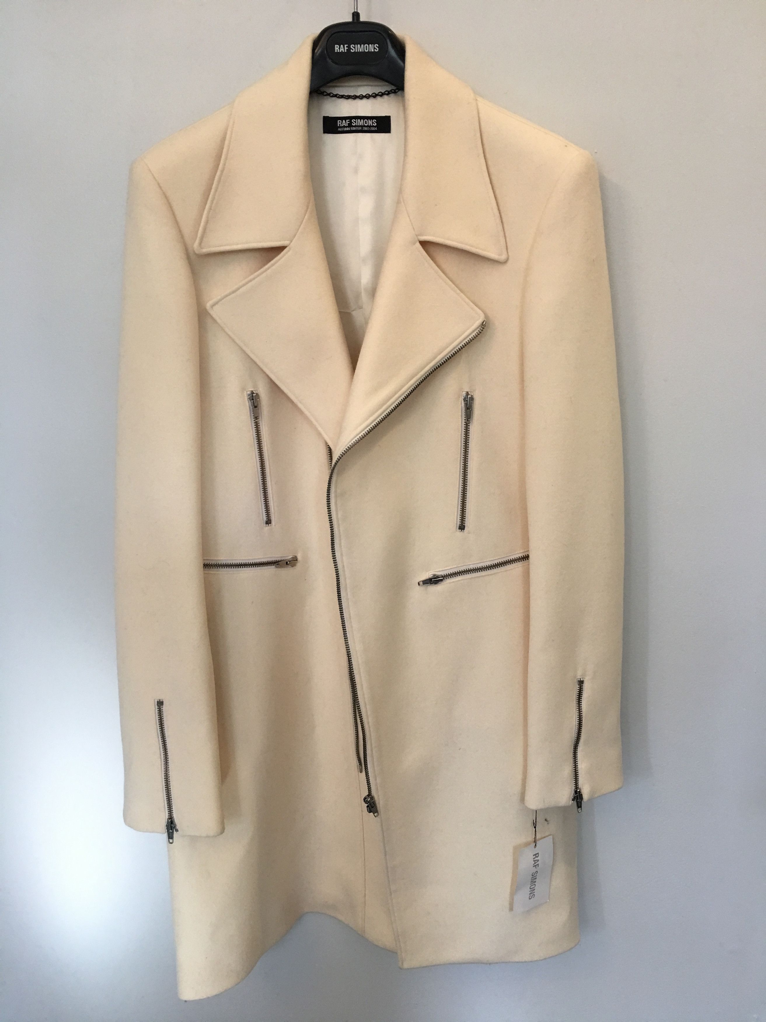 Raf simons 2003-2004 closer Trench Coat Jacket riot