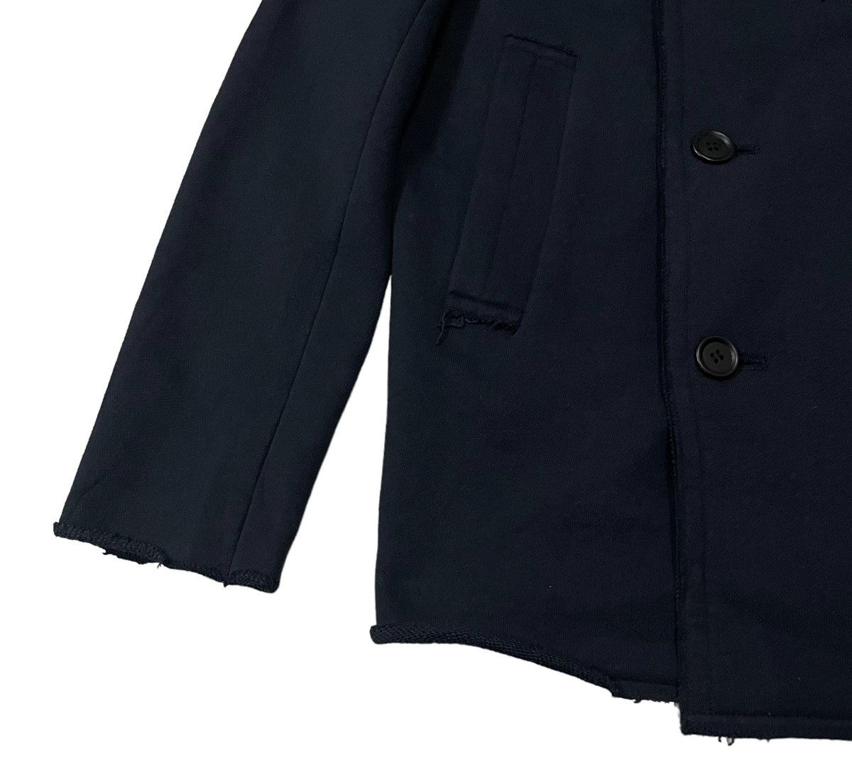 Limi Feu Vintage Limi Feu Yohji Yamamoto Double Colar Sunfaded Jacket Size US S / EU 44-46 / 1 - 4 Thumbnail
