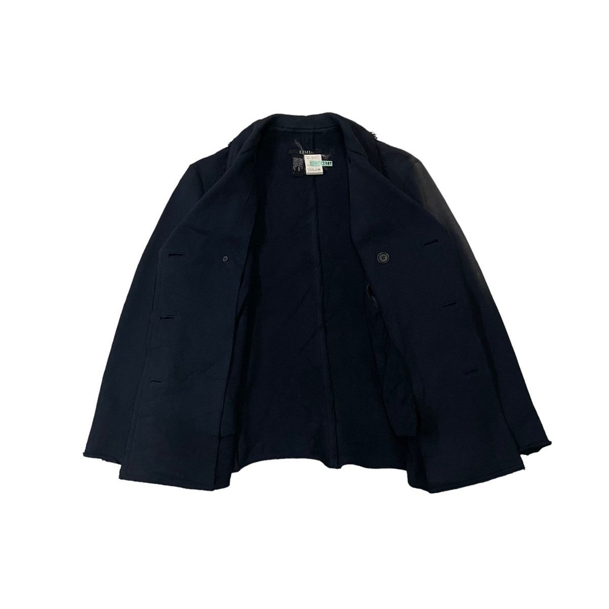 Limi Feu Vintage Limi Feu Yohji Yamamoto Double Colar Sunfaded Jacket Size US S / EU 44-46 / 1 - 19 Thumbnail