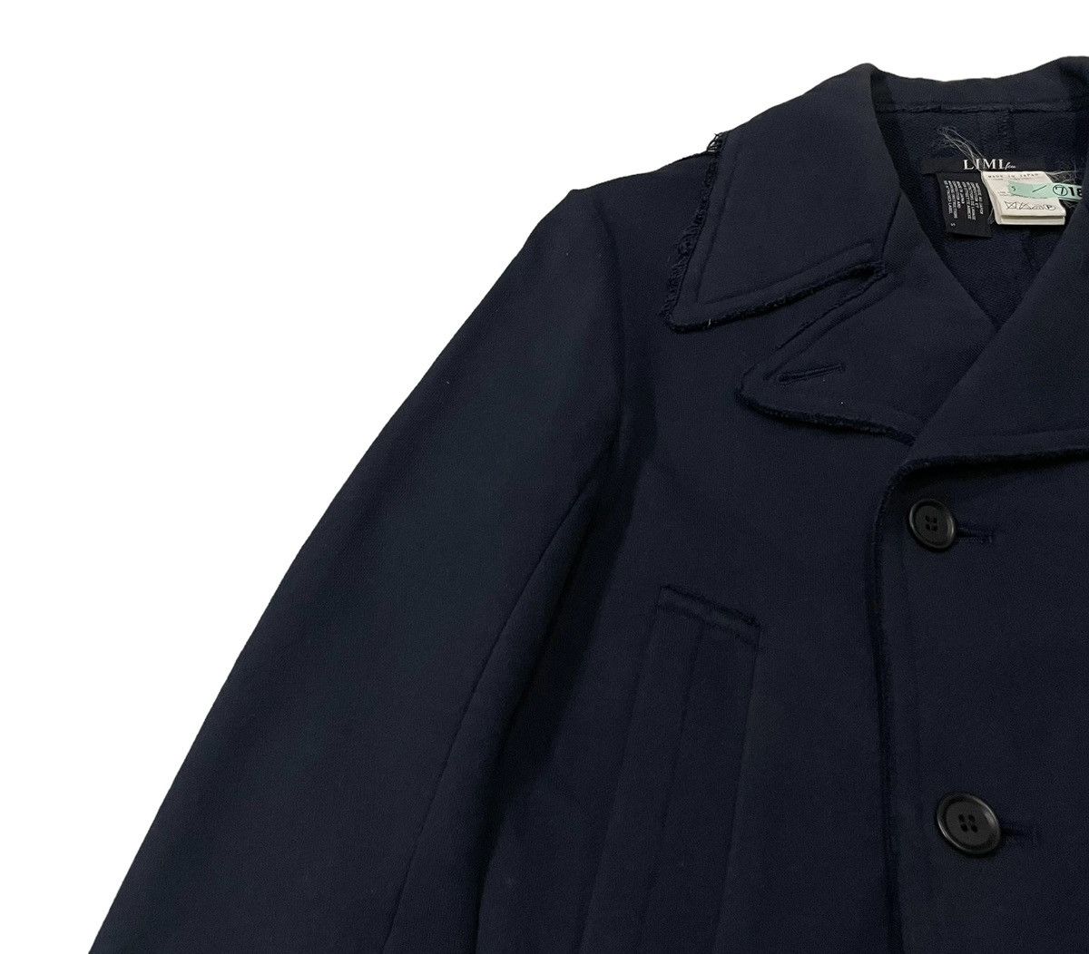 Limi Feu Vintage Limi Feu Yohji Yamamoto Double Colar Sunfaded Jacket Size US S / EU 44-46 / 1 - 5 Thumbnail