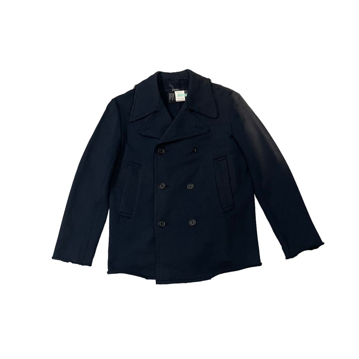 Limi Feu Vintage Limi Feu Yohji Yamamoto Double Colar Sunfaded Jacket Size US S / EU 44-46 / 1 - 1 Thumbnail