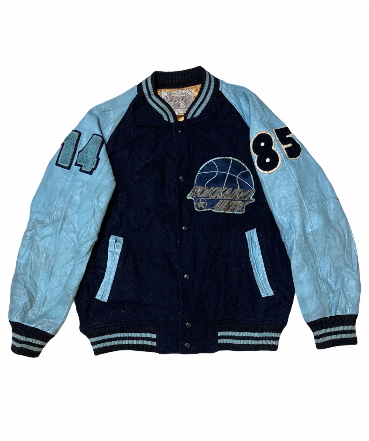 Japanese Brand Vintage University Hokaido Varsity Jacket Size US L / EU 52-54 / 3 - 1 Thumbnail