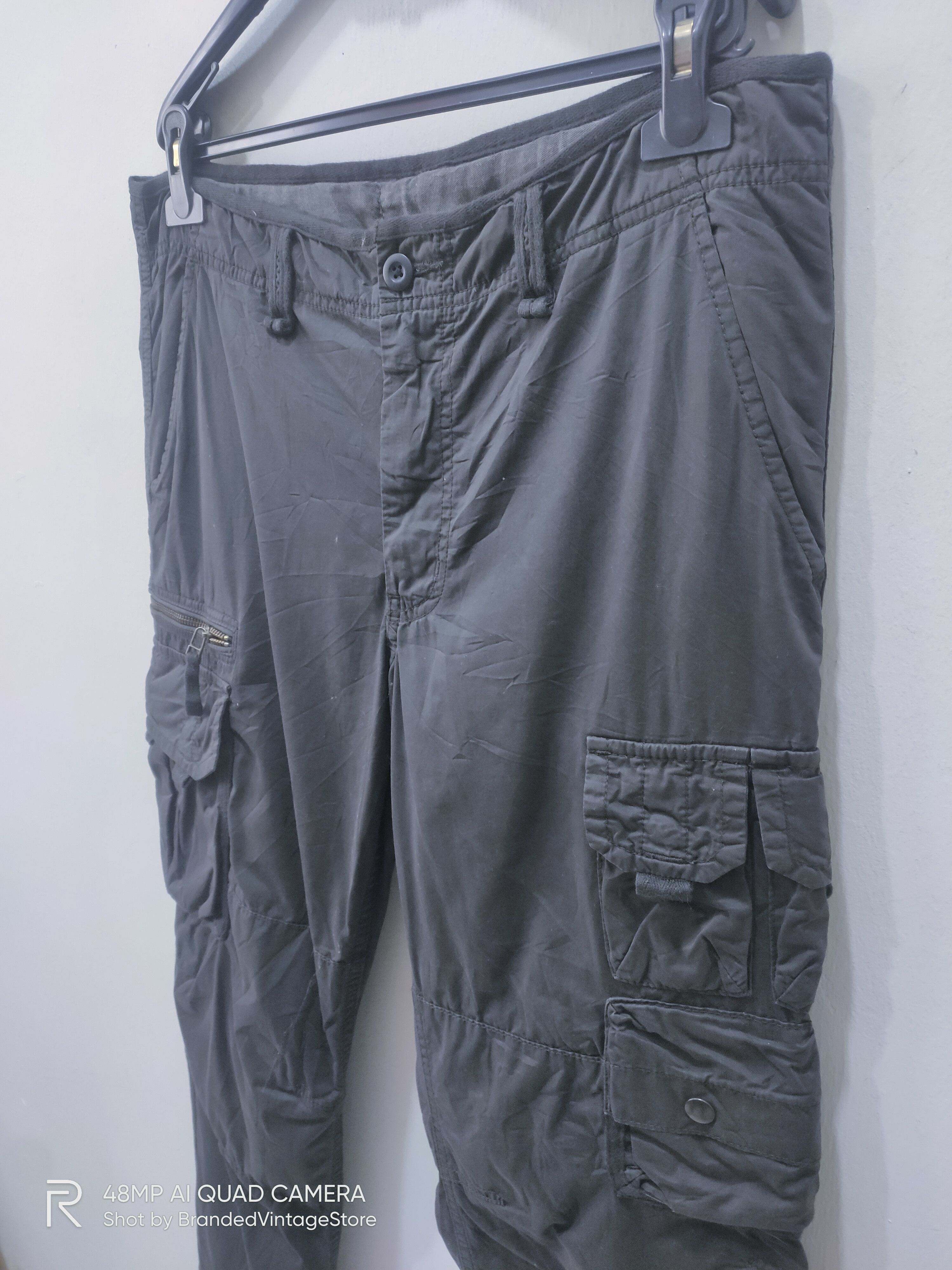 Japanese Brand × Uniqlo UNIQLO Multipocket Tactical Utility Pullover Cargo Pants Size US 34 / EU 50 - 7 Thumbnail