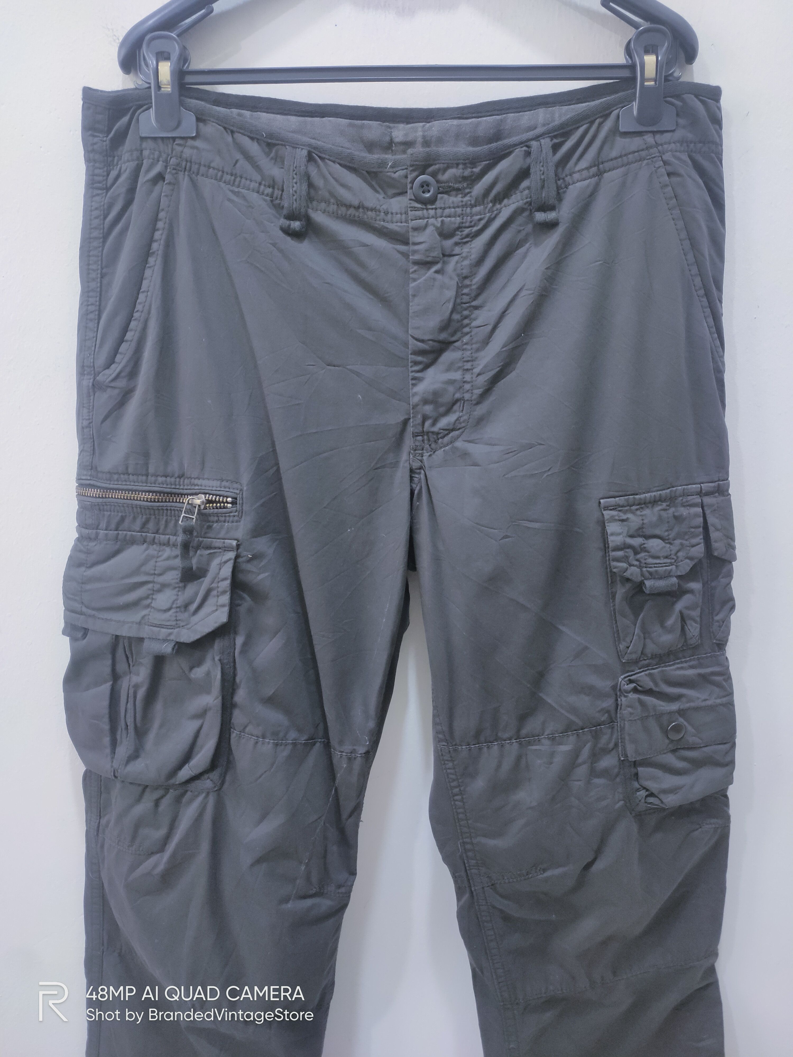Japanese Brand × Uniqlo UNIQLO Multipocket Tactical Utility Pullover Cargo Pants Size US 34 / EU 50 - 4 Thumbnail