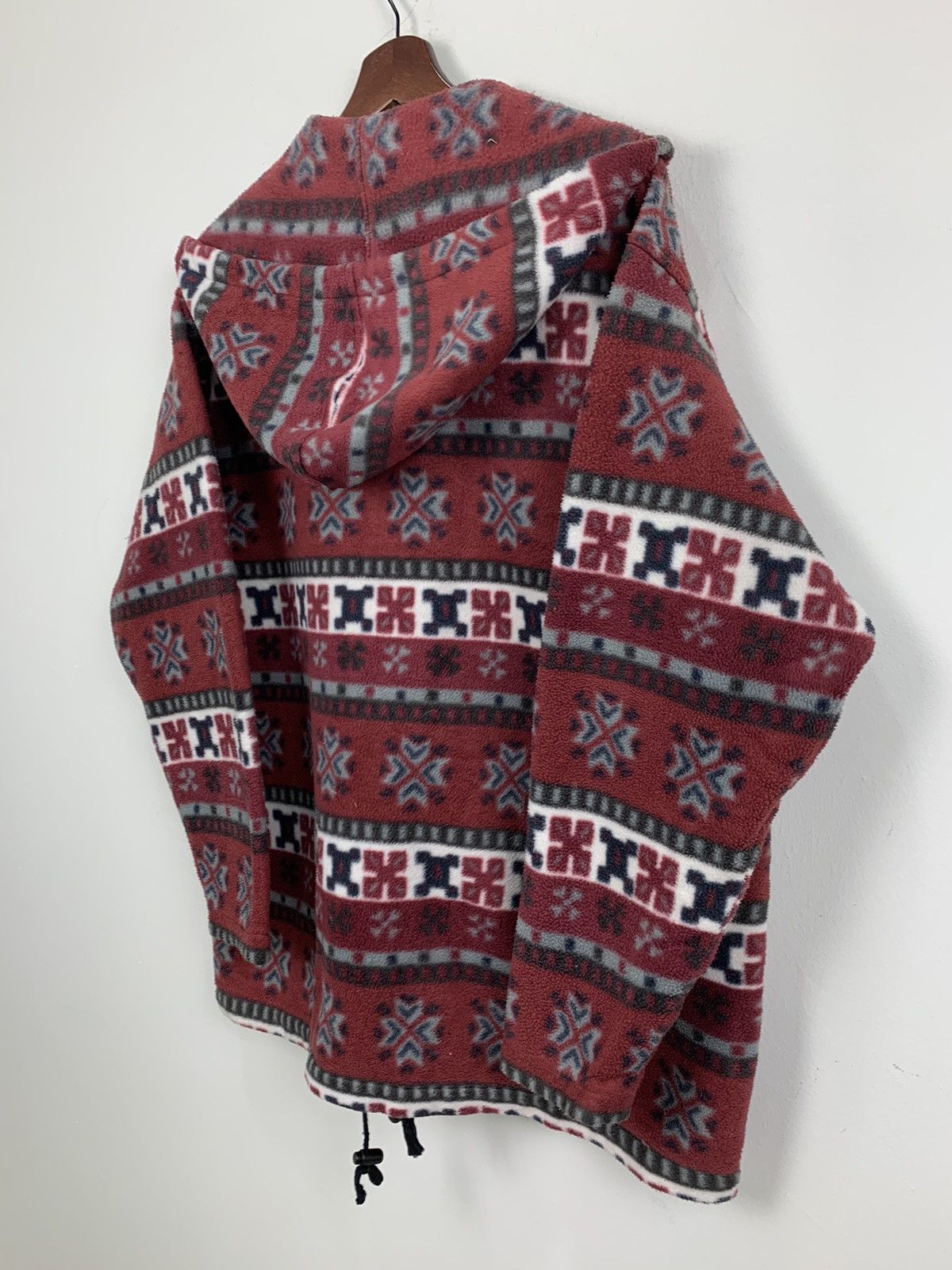 Japanese Brand × Native SUN SPIRIT Fleece Navajo Native Pattern Isle Hoodie Jacket Size US L / EU 52-54 / 3 - 14 Thumbnail