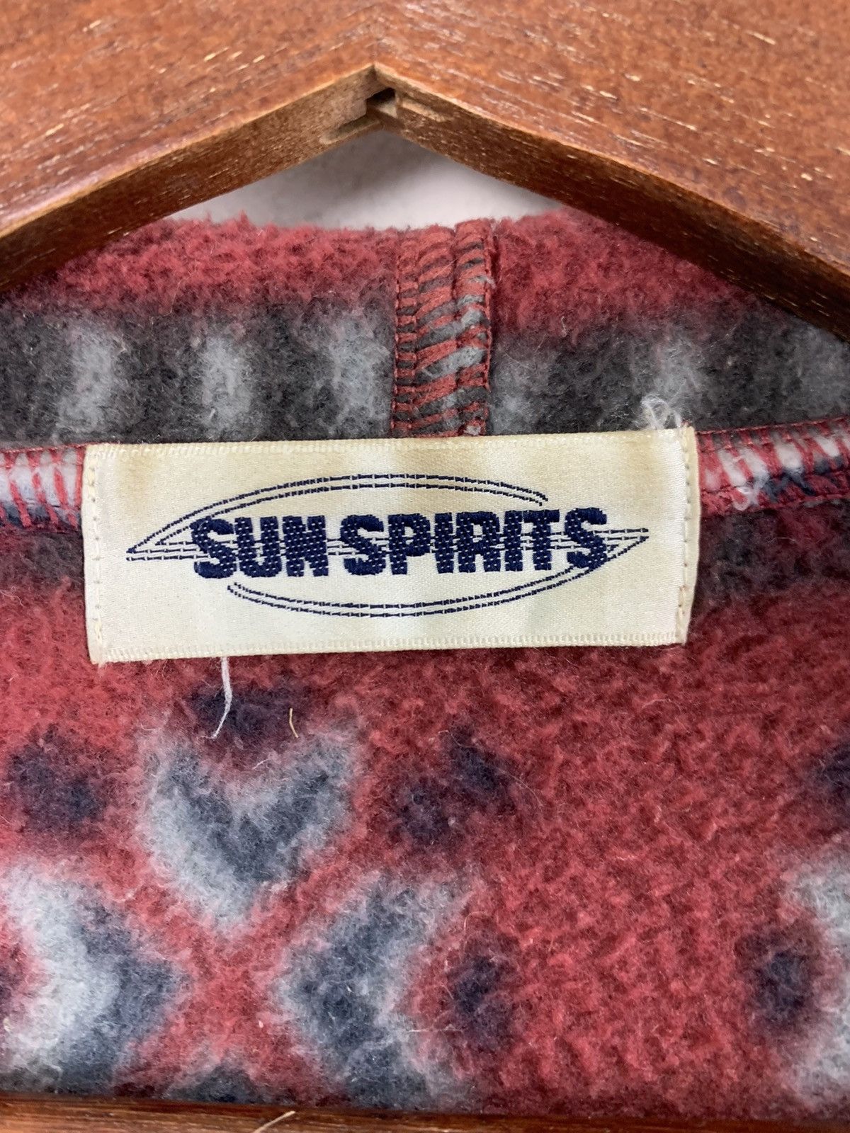 Japanese Brand × Native SUN SPIRIT Fleece Navajo Native Pattern Isle Hoodie Jacket Size US L / EU 52-54 / 3 - 19 Thumbnail