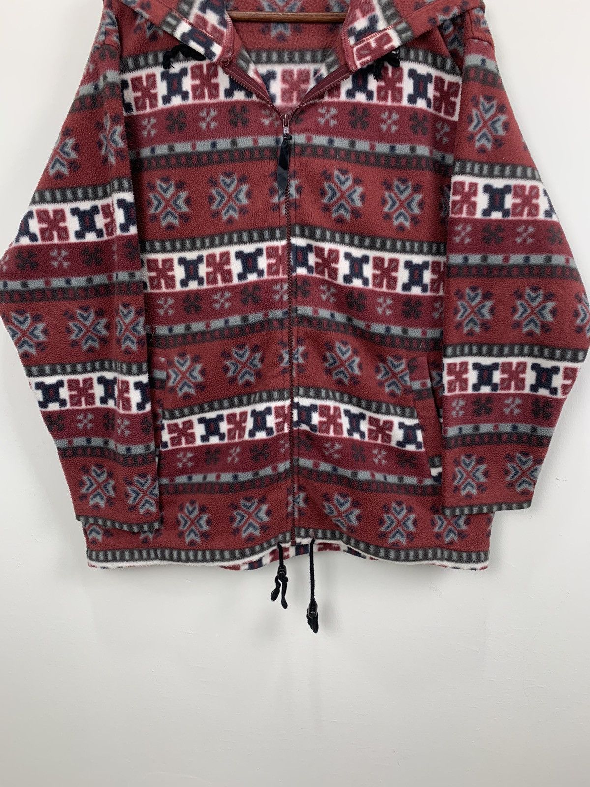 Japanese Brand × Native SUN SPIRIT Fleece Navajo Native Pattern Isle Hoodie Jacket Size US L / EU 52-54 / 3 - 7 Thumbnail