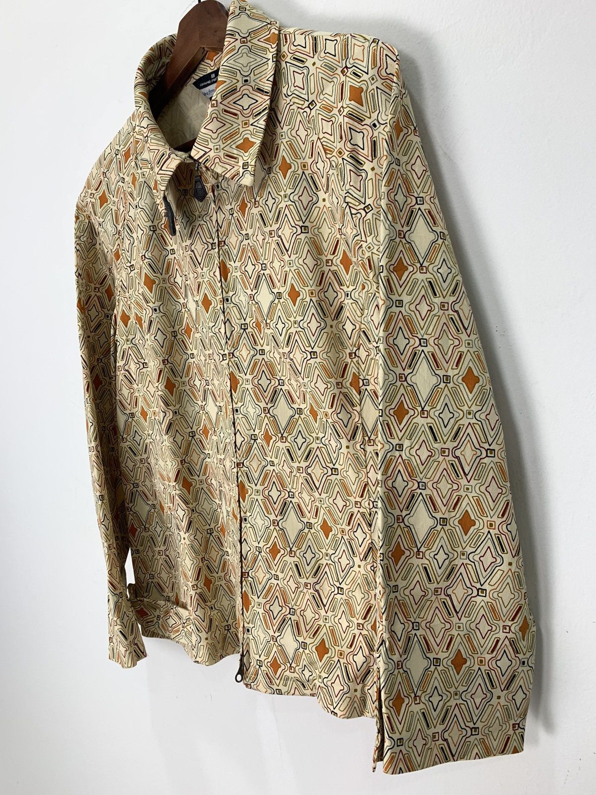 Bruno Piattelli BRUNO PIATTELLI ROMA Fullprint Allover Denim Blouse Jacket Size US M / EU 48-50 / 2 - 10 Thumbnail