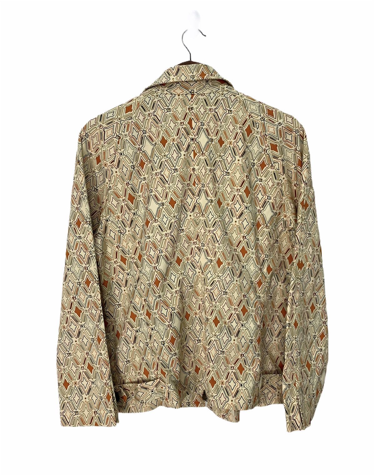 Bruno Piattelli BRUNO PIATTELLI ROMA Fullprint Allover Denim Blouse Jacket Size US M / EU 48-50 / 2 - 3 Thumbnail
