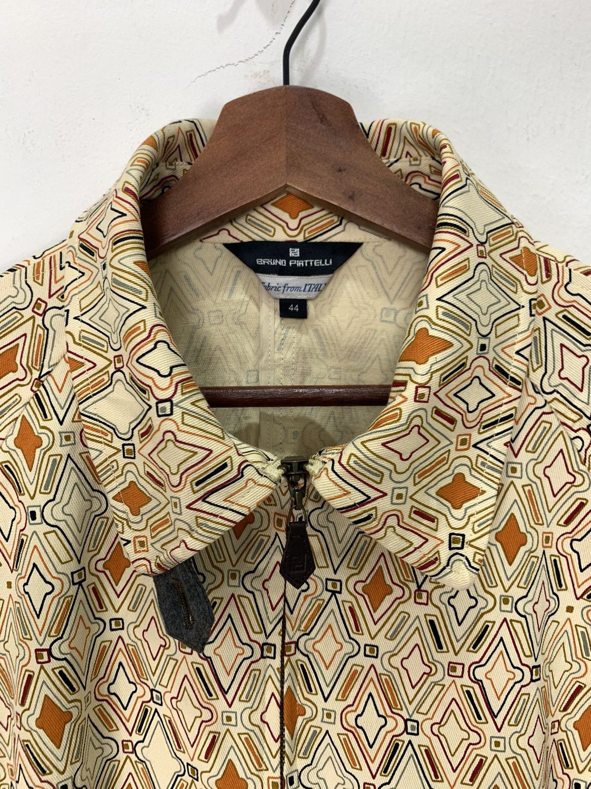 Bruno Piattelli BRUNO PIATTELLI ROMA Fullprint Allover Denim Blouse Jacket Size US M / EU 48-50 / 2 - 5 Thumbnail