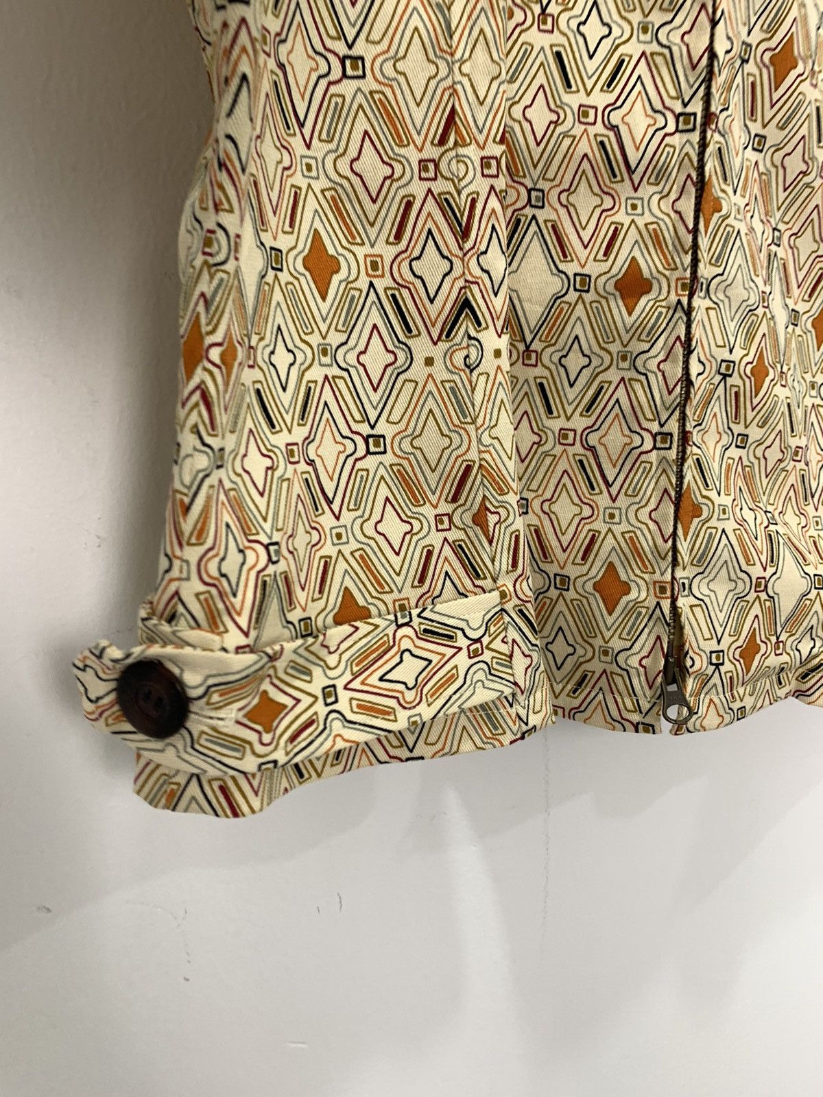 Bruno Piattelli BRUNO PIATTELLI ROMA Fullprint Allover Denim Blouse Jacket Size US M / EU 48-50 / 2 - 12 Thumbnail