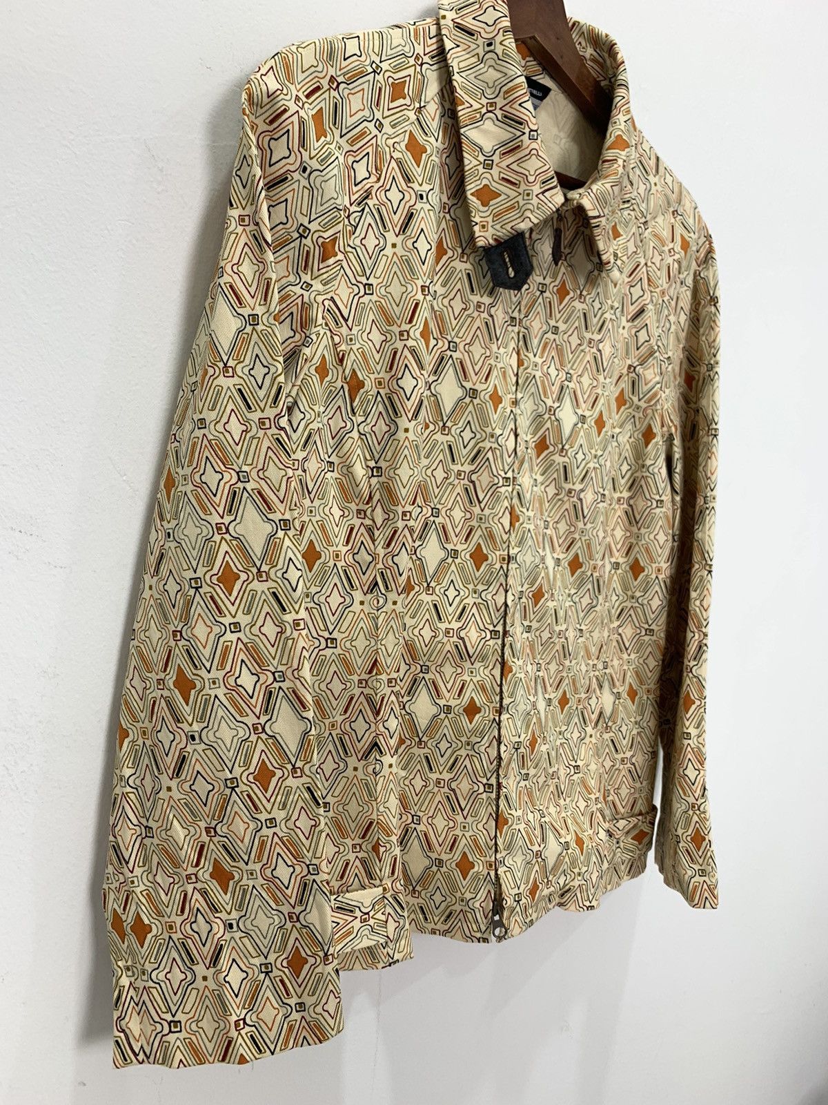 Bruno Piattelli BRUNO PIATTELLI ROMA Fullprint Allover Denim Blouse Jacket Size US M / EU 48-50 / 2 - 9 Thumbnail