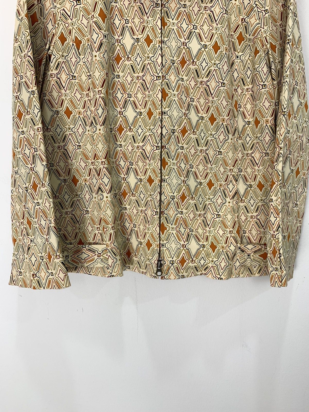 Bruno Piattelli BRUNO PIATTELLI ROMA Fullprint Allover Denim Blouse Jacket Size US M / EU 48-50 / 2 - 8 Thumbnail