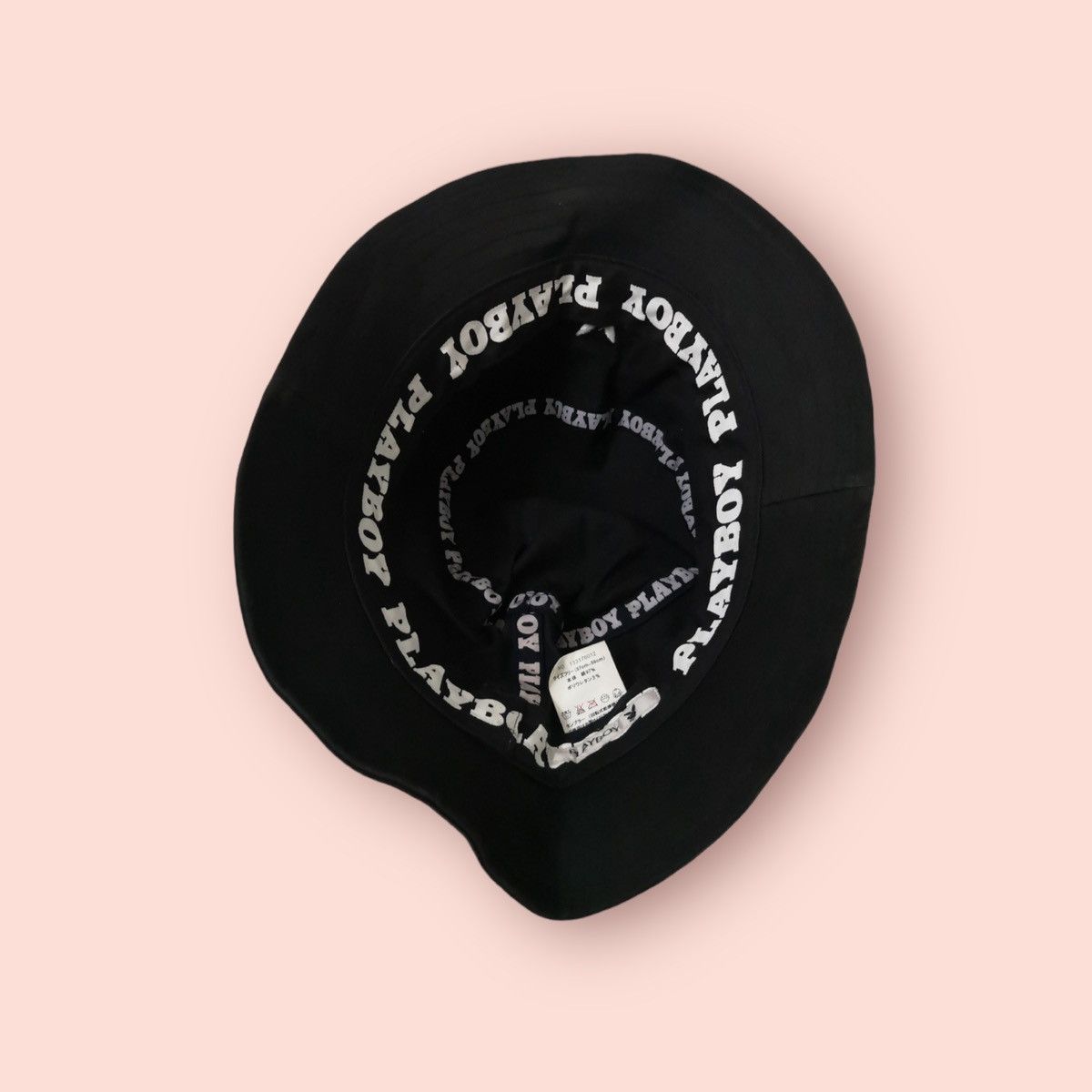 Playboy RARE VINTAGE PLAYBOY BUNNY SPELLOUTS BUCKET HAT Size ONE SIZE - 11 Thumbnail