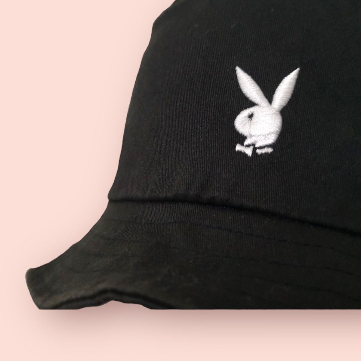 Playboy RARE VINTAGE PLAYBOY BUNNY SPELLOUTS BUCKET HAT Size ONE SIZE - 3 Thumbnail