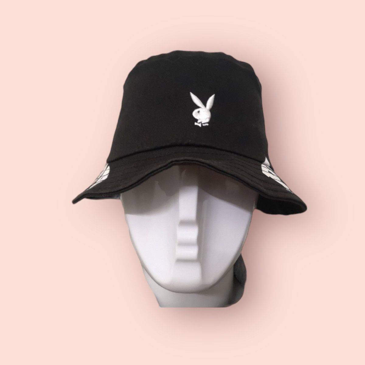 Playboy RARE VINTAGE PLAYBOY BUNNY SPELLOUTS BUCKET HAT Size ONE SIZE - 9 Thumbnail