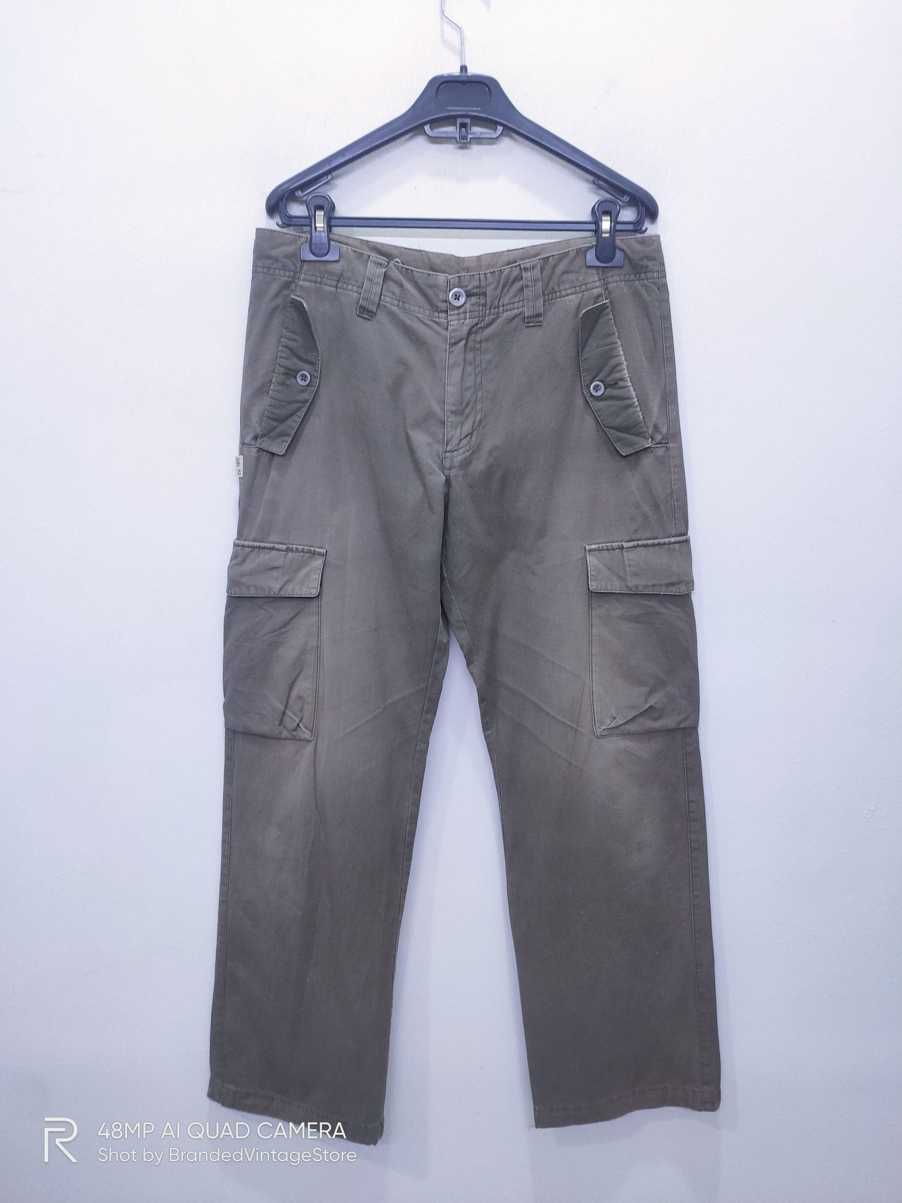 Vintage NIKE Faded Multipocket Tactical Utility Cargo Pants