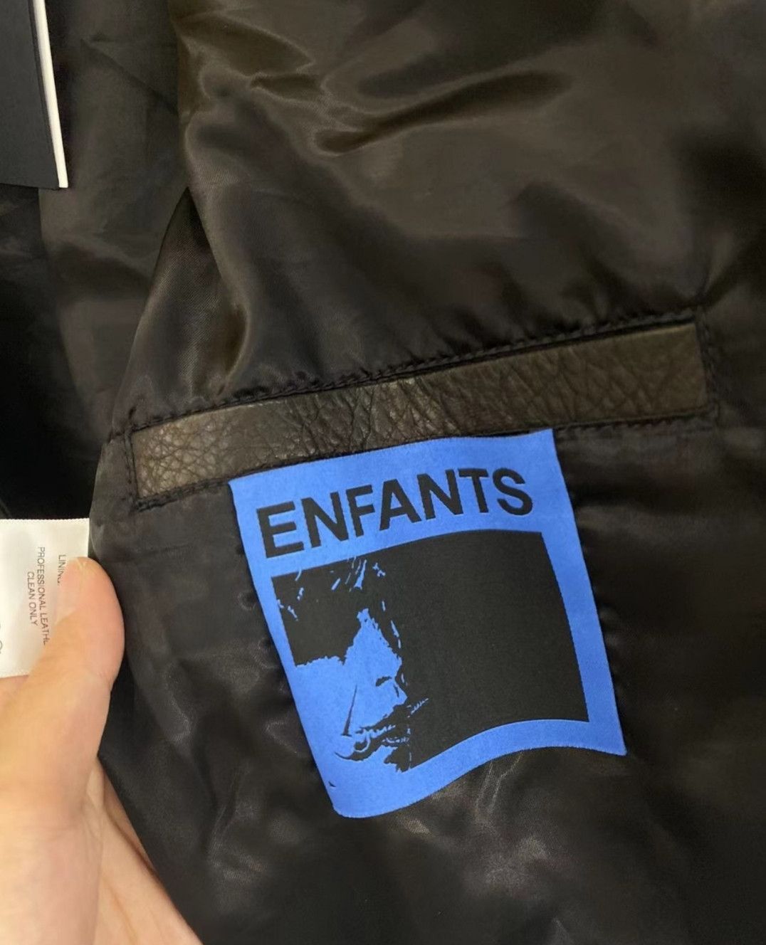 Enfants Riches Deprimes Enfants Riches DeprimesArm letter logo leather jacket Size US M / EU 48-50 / 2 - 8 Thumbnail