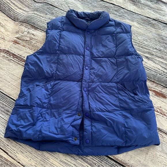 Lands End Lands’ End Blue Goose Down Puffer Vest | Grailed