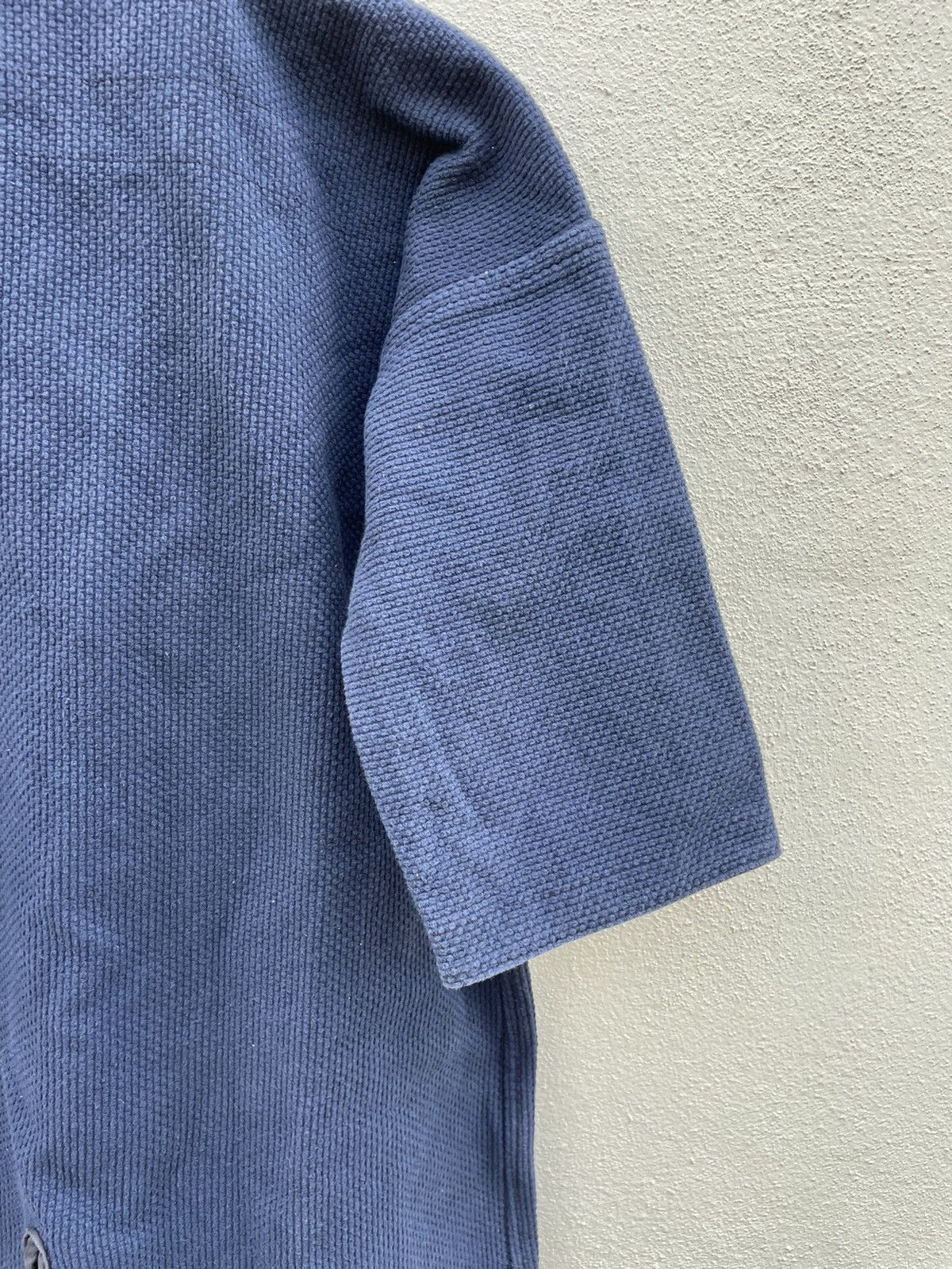 Indigo × Vintage Kimono Indigo Sashiko Boro Stitching Japan Samurai Size US M / EU 48-50 / 2 - 10 Thumbnail