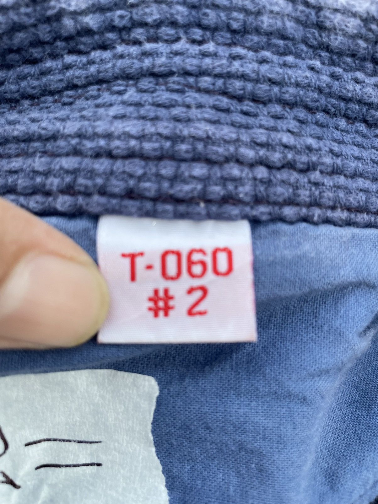 Indigo × Vintage Kimono Indigo Sashiko Boro Stitching Japan Samurai Size US M / EU 48-50 / 2 - 12 Thumbnail