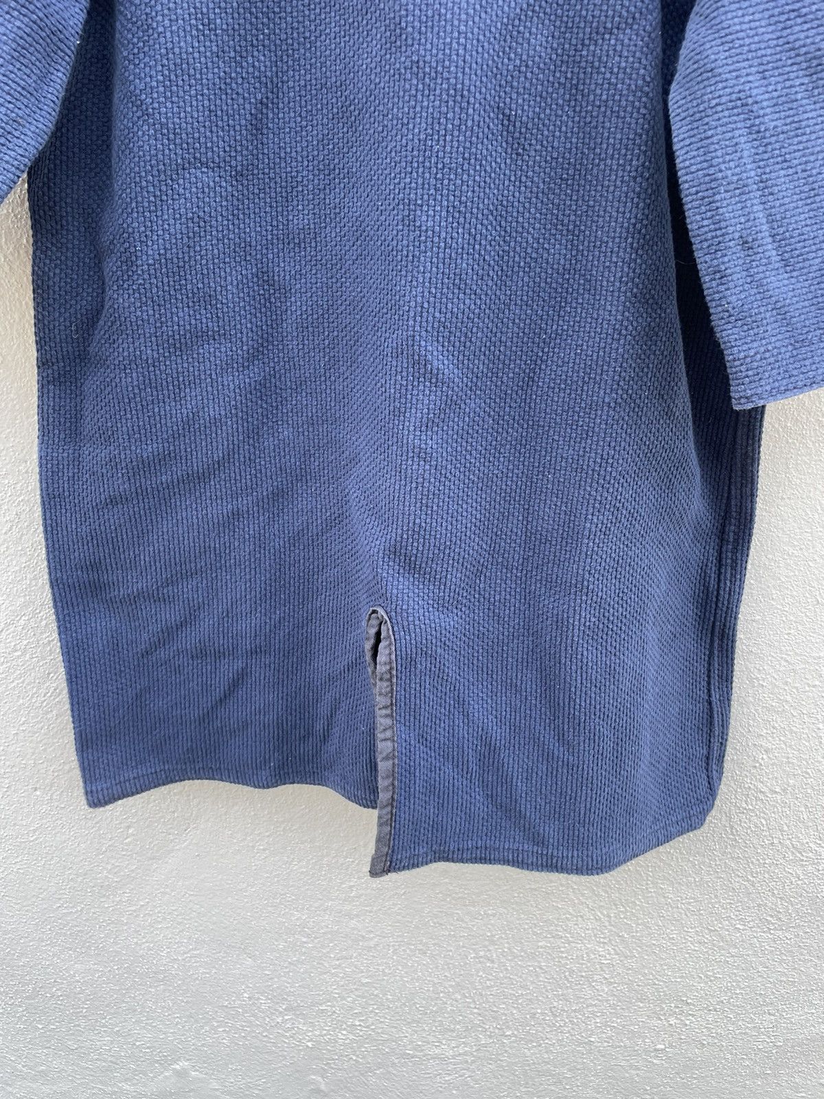 Indigo × Vintage Kimono Indigo Sashiko Boro Stitching Japan Samurai Size US M / EU 48-50 / 2 - 11 Thumbnail