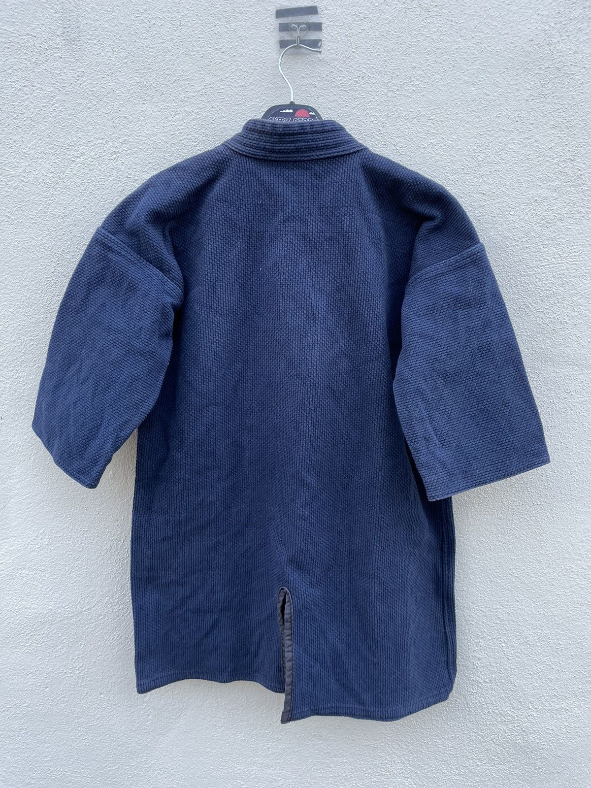 Indigo × Vintage Kimono Indigo Sashiko Boro Stitching Japan Samurai Size US M / EU 48-50 / 2 - 7 Thumbnail