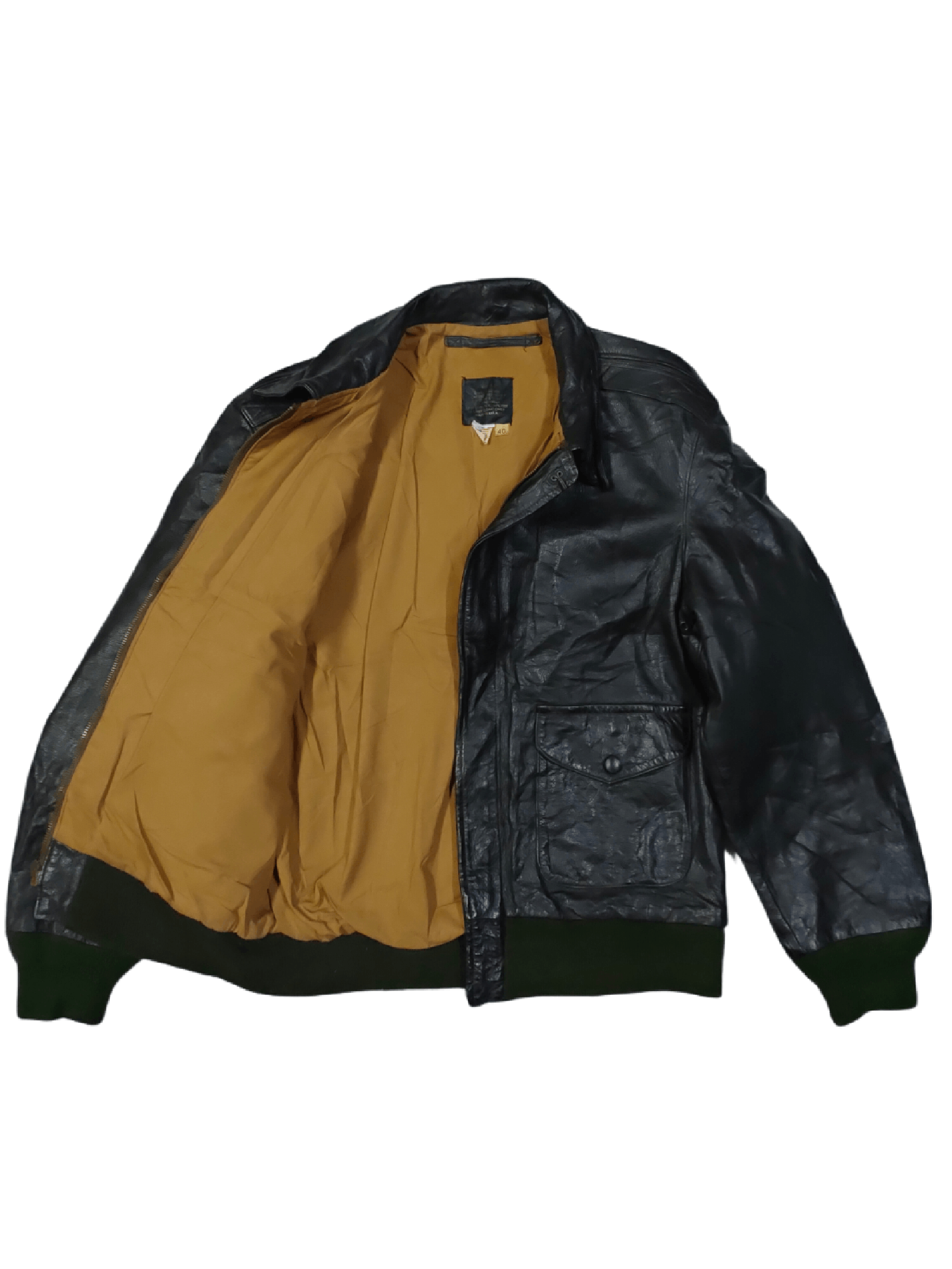 I. Spiewak And Sons 🔥RARE I.SPIEWAK & SONS TYPE A-2 FLYER LEATHER JACKETS Size US S / EU 44-46 / 1 - 7 Thumbnail