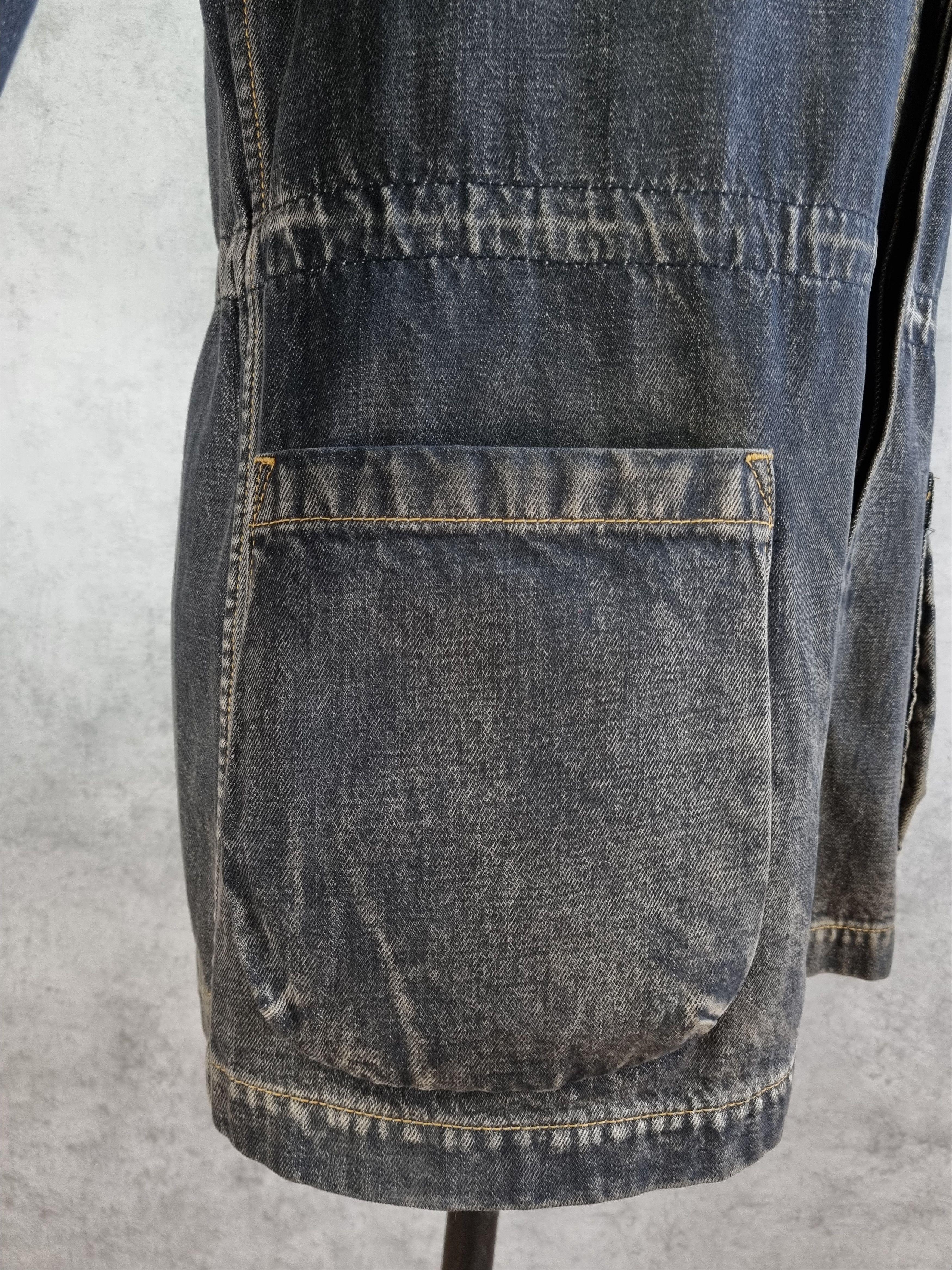Yohji Yamamoto 2002SS Yohji Yamamoto Pour Homme Selvedge Jacket Size US L / EU 52-54 / 3 - 4 Thumbnail