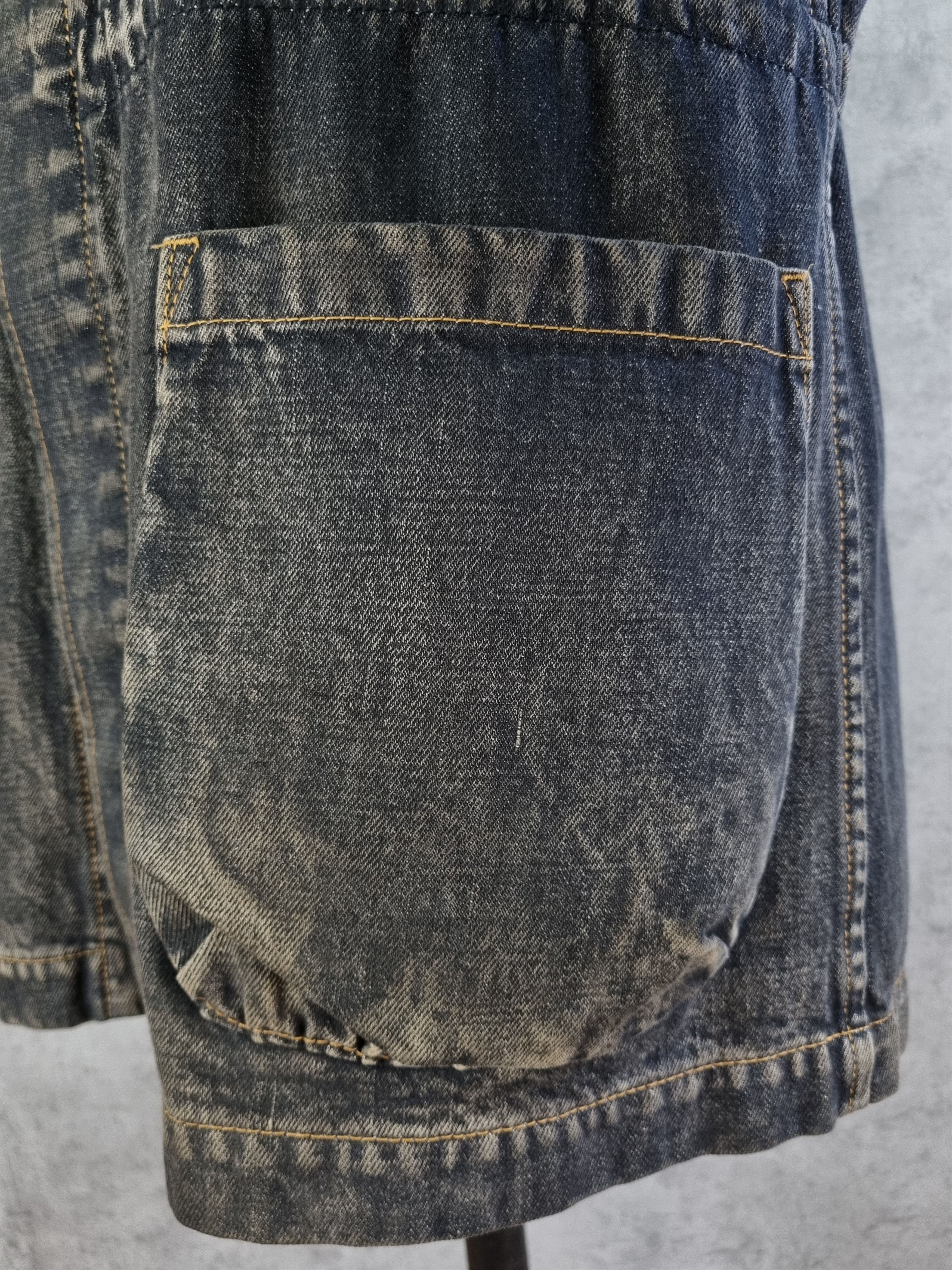 Yohji Yamamoto 2002SS Yohji Yamamoto Pour Homme Selvedge Jacket Size US L / EU 52-54 / 3 - 5 Thumbnail