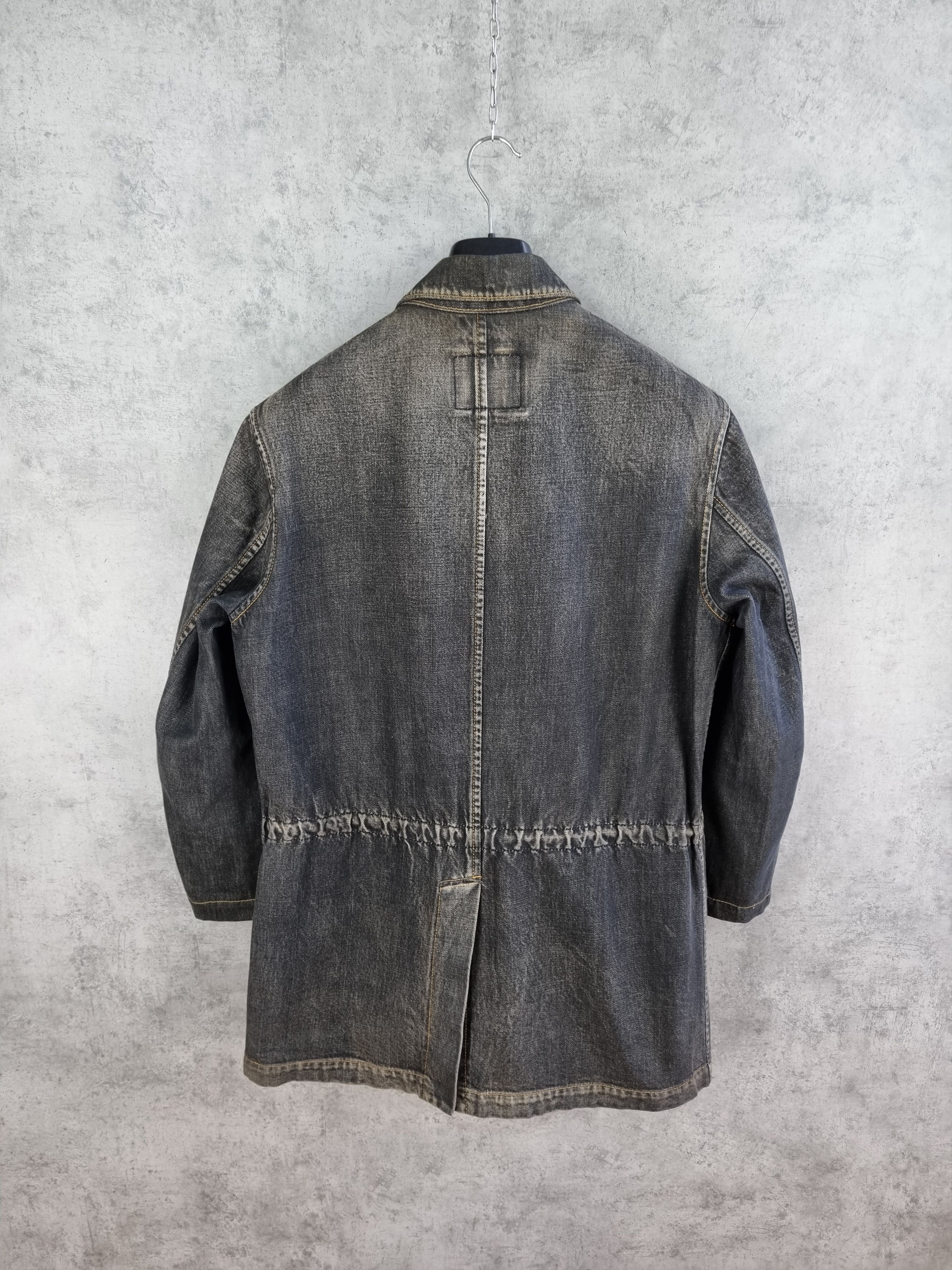 Yohji Yamamoto 2002SS Yohji Yamamoto Pour Homme Selvedge Jacket Size US L / EU 52-54 / 3 - 22 Thumbnail