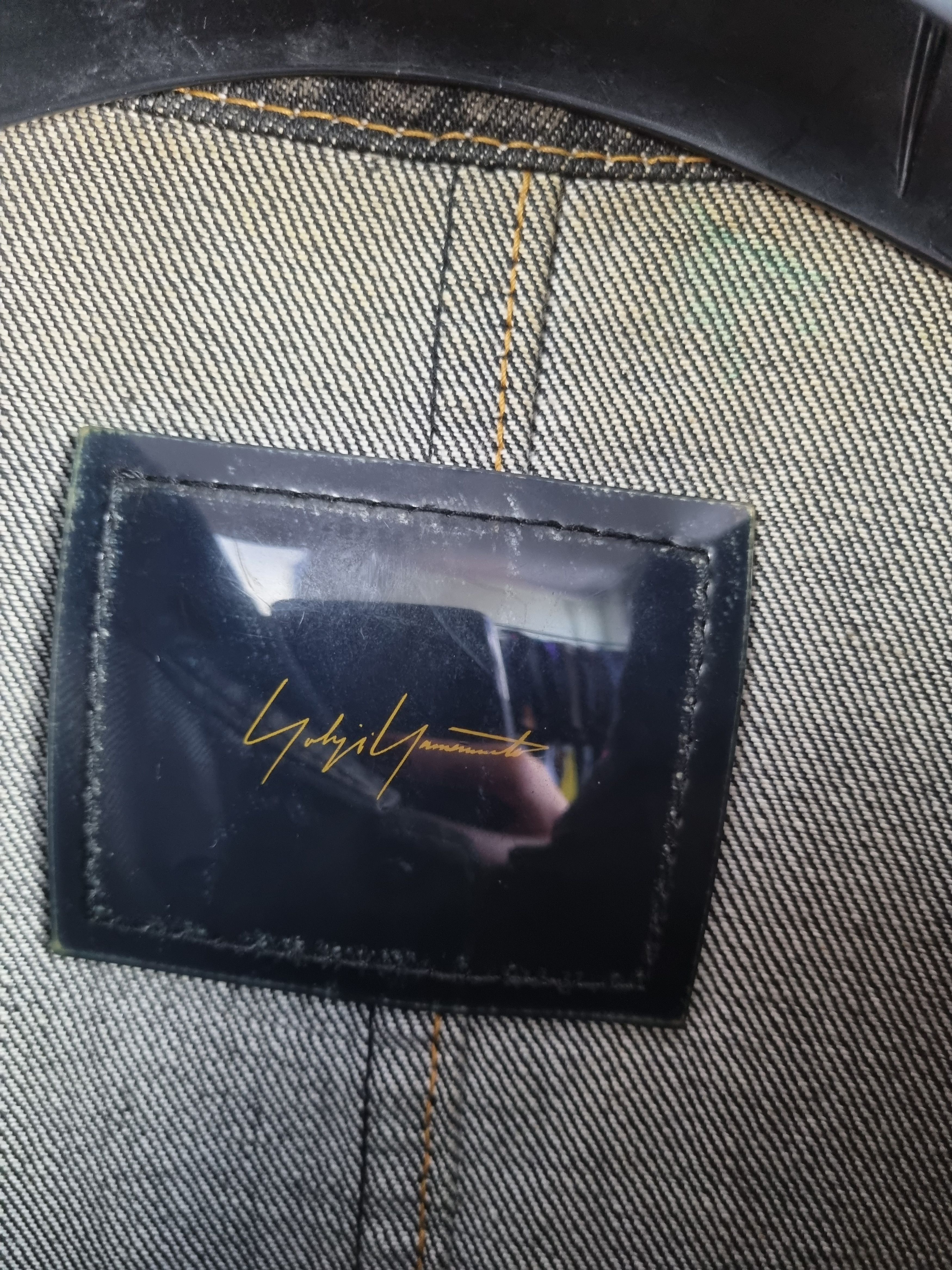 Yohji Yamamoto 2002SS Yohji Yamamoto Pour Homme Selvedge Jacket Size US L / EU 52-54 / 3 - 23 Thumbnail