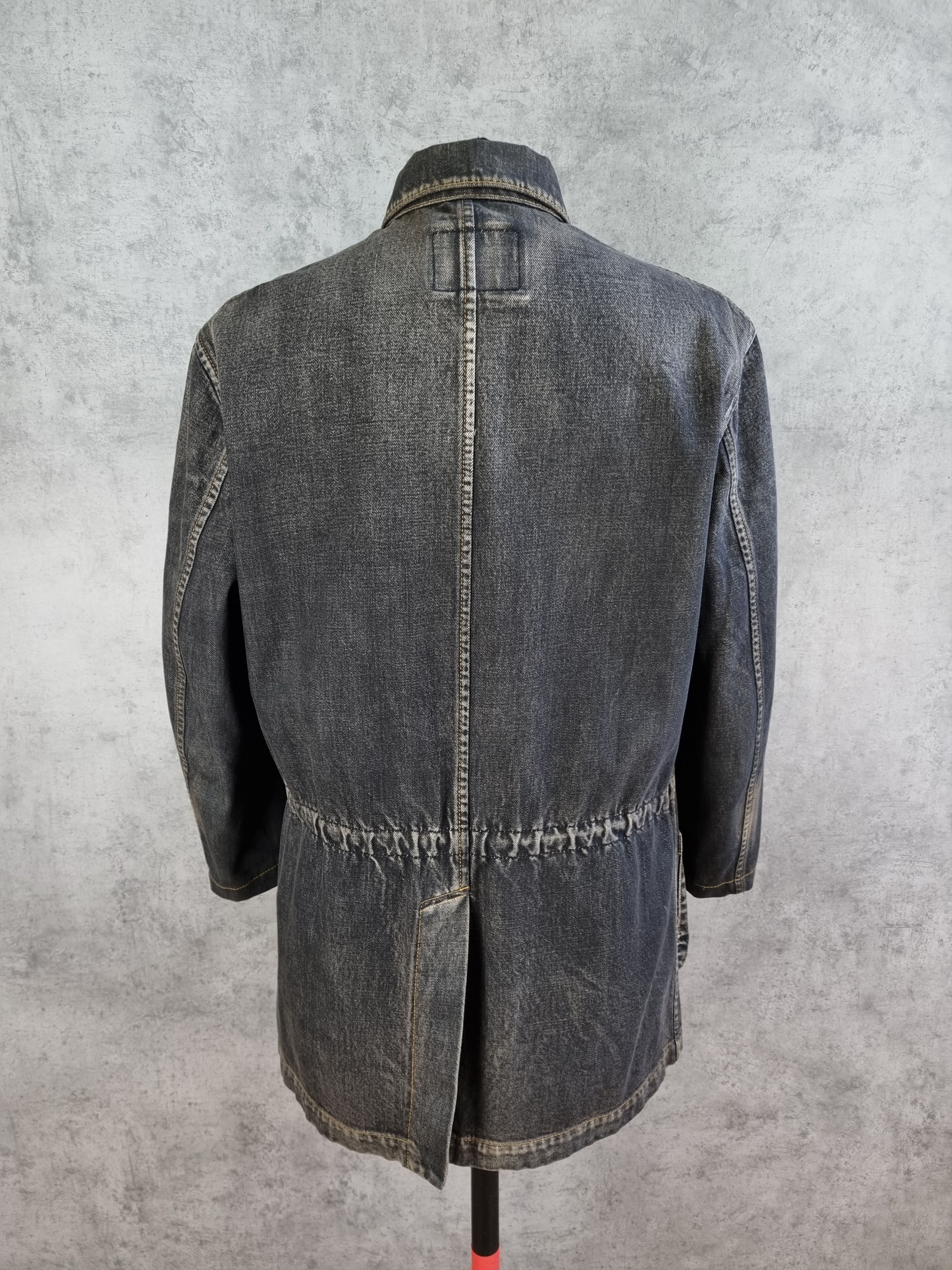 Yohji Yamamoto 2002SS Yohji Yamamoto Pour Homme Selvedge Jacket Size US L / EU 52-54 / 3 - 3 Thumbnail