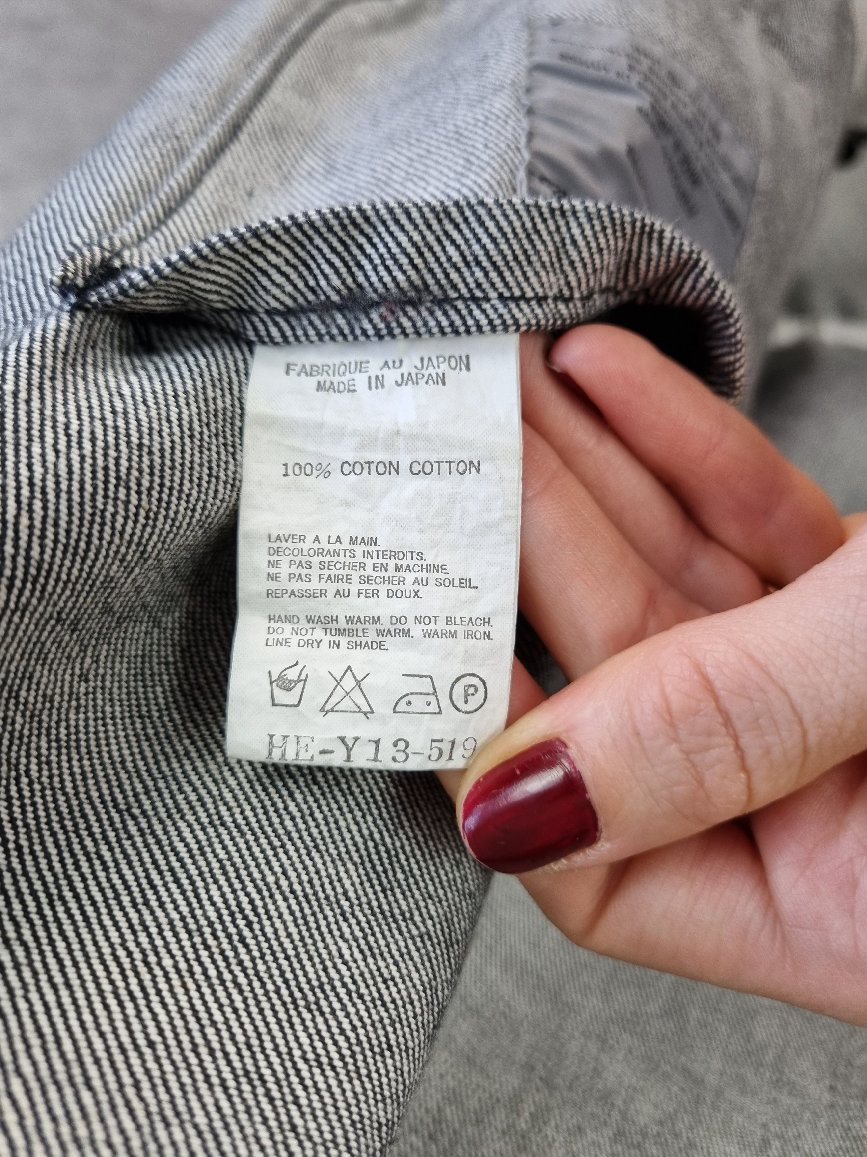 Yohji Yamamoto 2002SS Yohji Yamamoto Pour Homme Selvedge Jacket Size US L / EU 52-54 / 3 - 14 Thumbnail