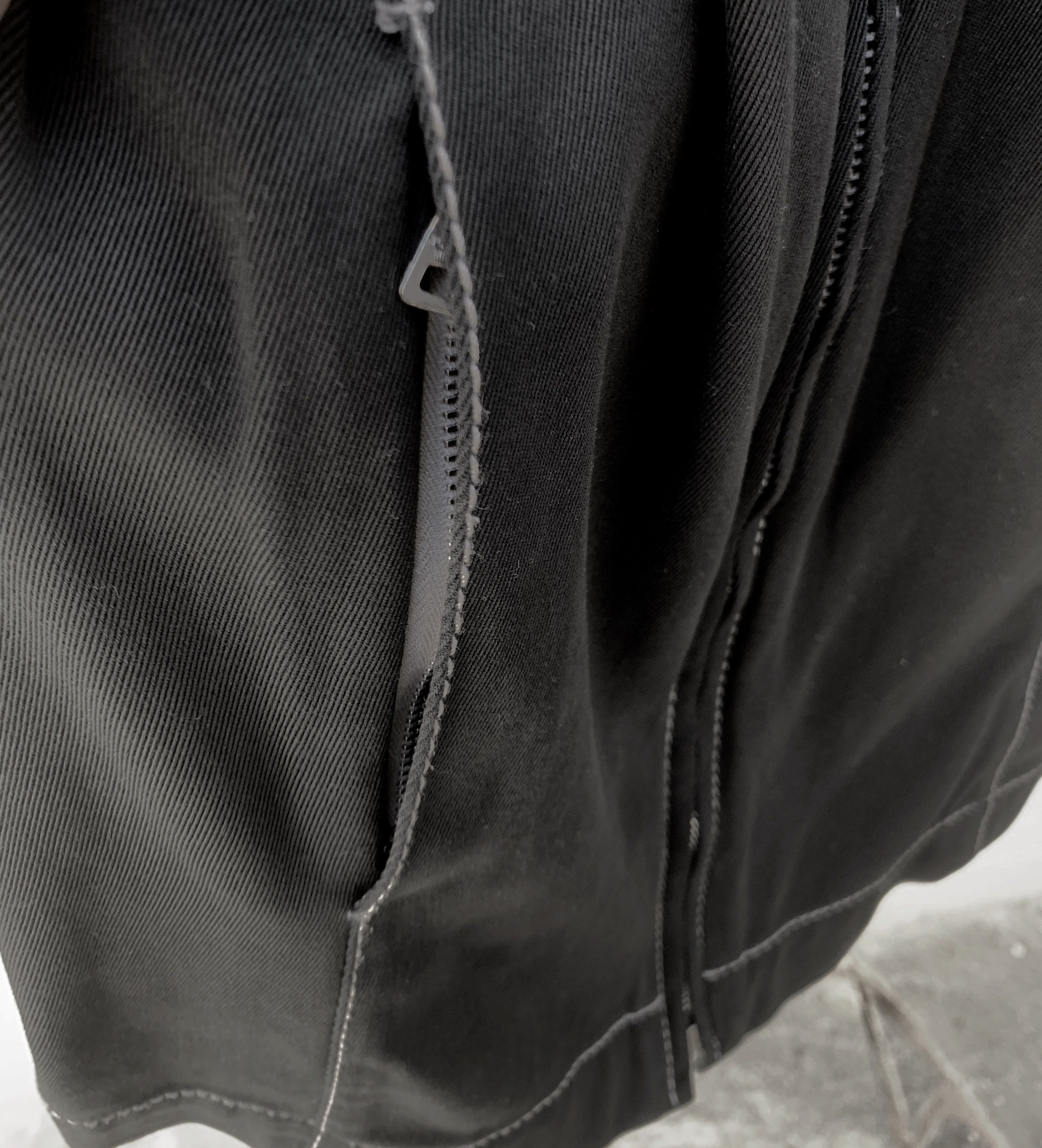 Prada PRADA Vintage 90s Black Biker Cotton Jacket Size US S / EU 44-46 / 1 - 5 Thumbnail