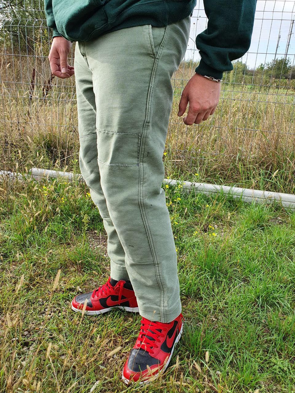 Le Laboureur Rare 70s Vintage Worker Thrashed Faded Grunge Punk Size US 32 / EU 48 - 16 Thumbnail